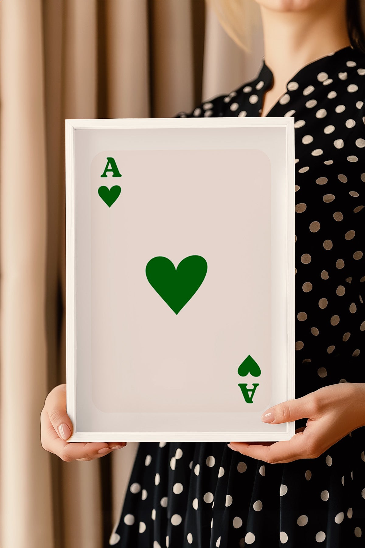 Lucky You Serisi Beyaz Çerçeveli Poster, Tablo Duvar Dekoru No:138