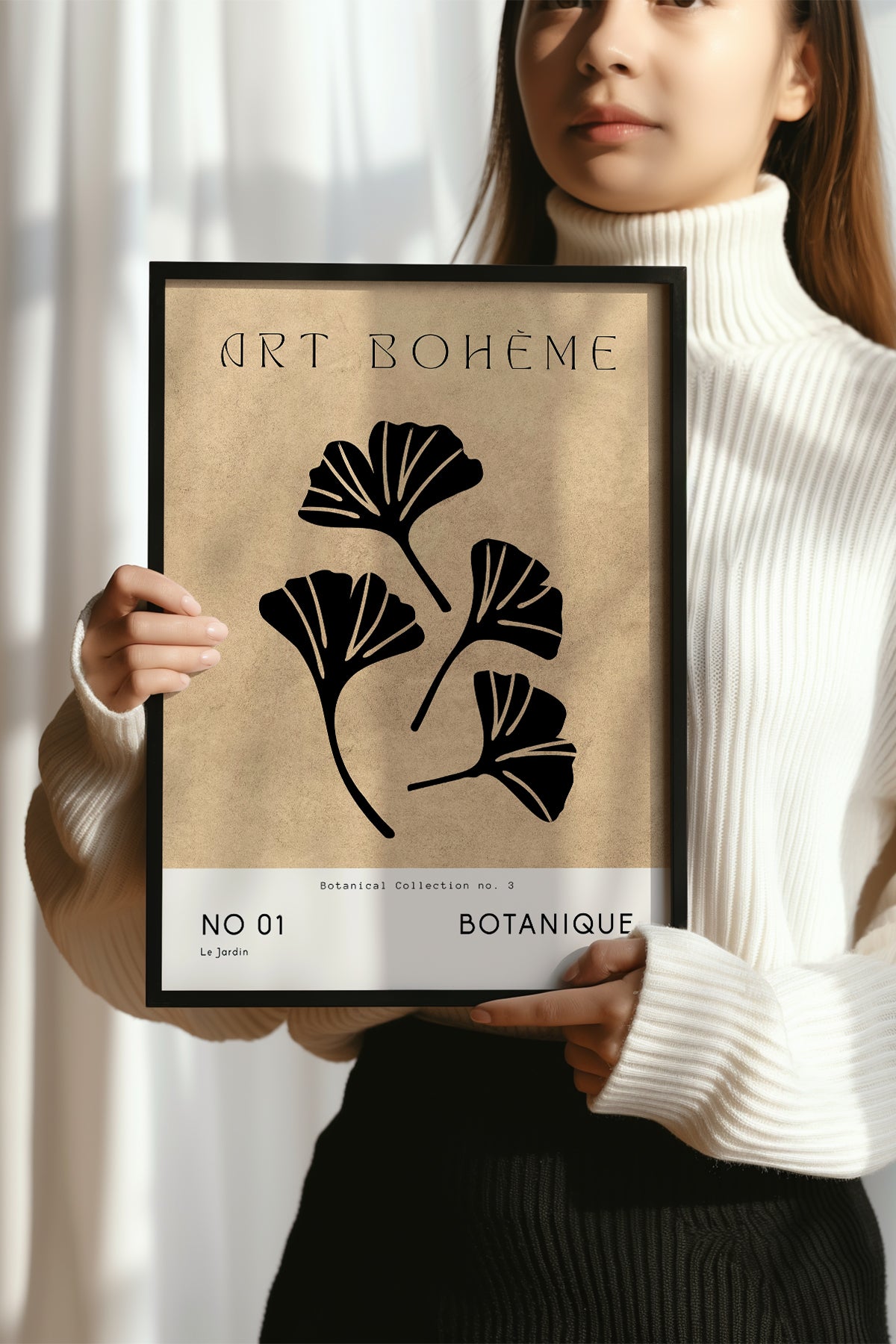 Bohemian Serisi Siyah Çerçeveli Poster, Tablo No:117
