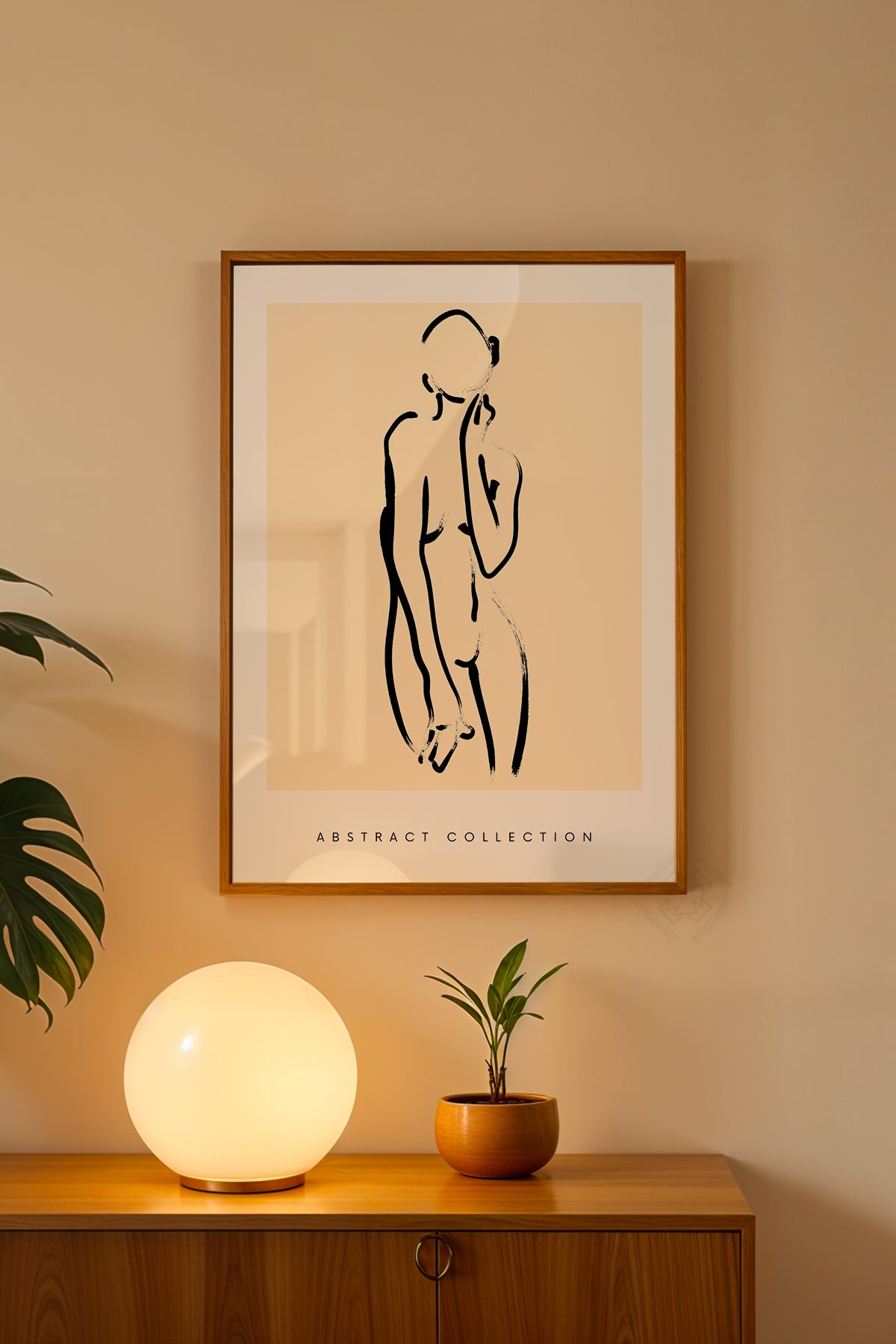 Bohemian Serisi Ahşap Çerçeveli Poster, Tablo No:92