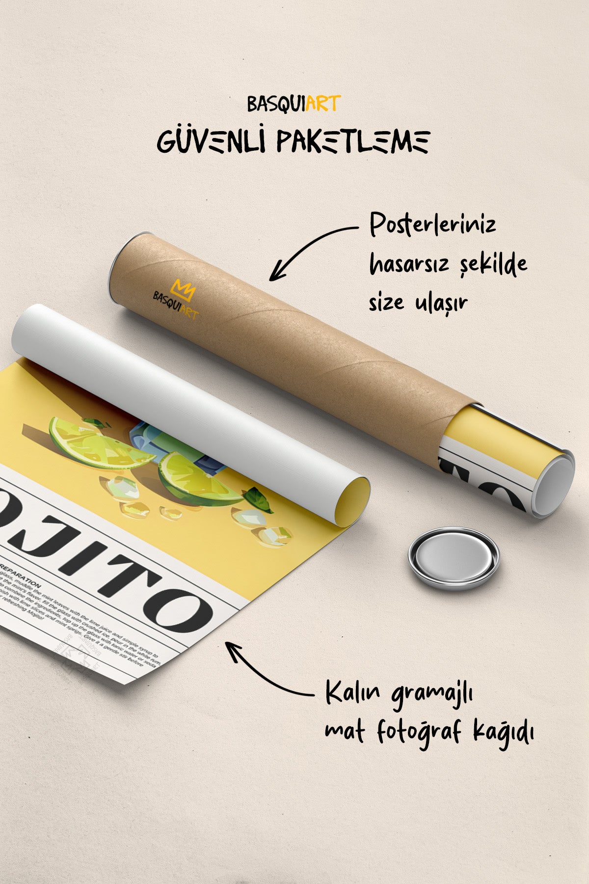 Kokteyl Serisi Poster, Cafe, Restoran, Mutfak Duvar Dekoru No:4