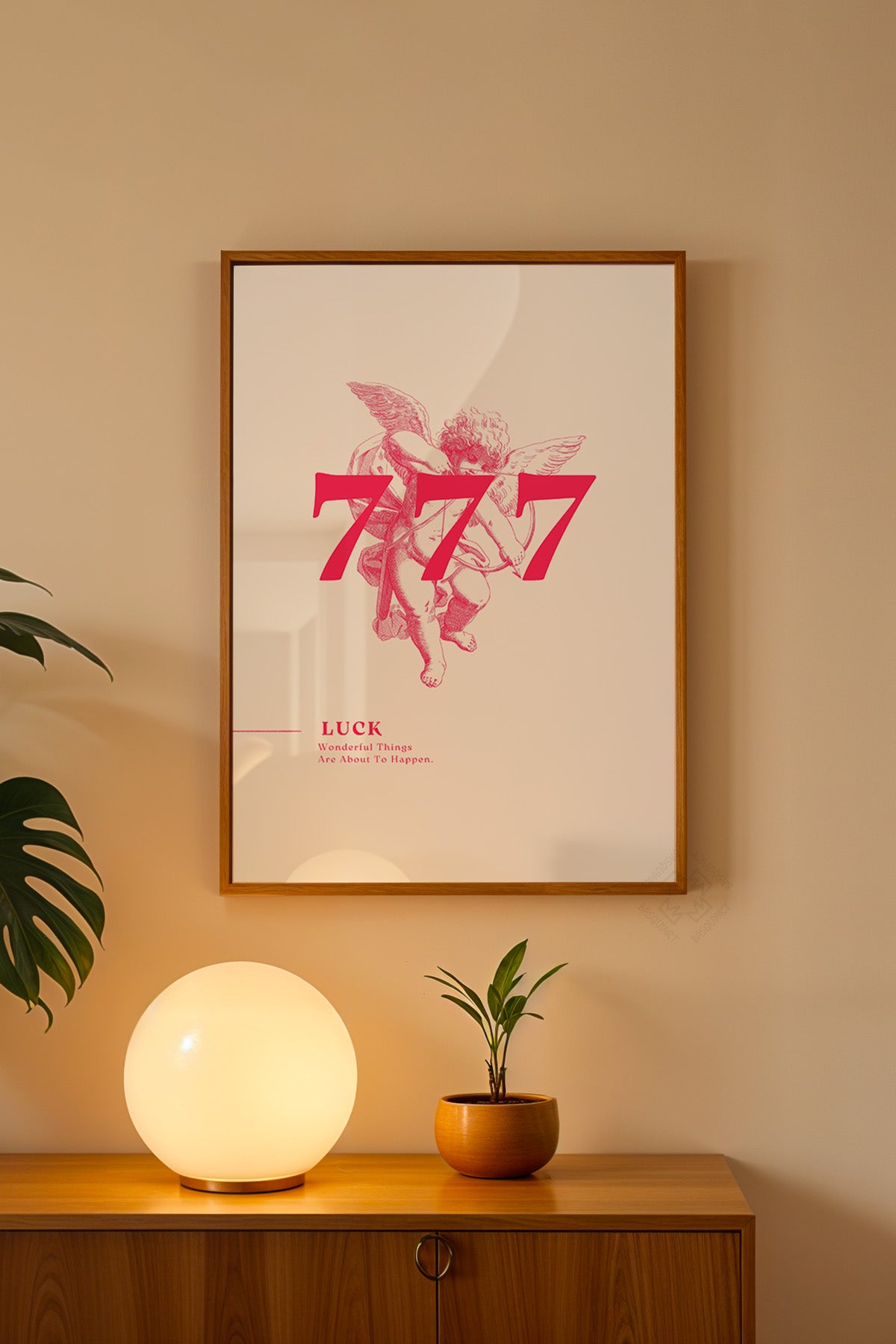 Lucky You Serisi Ahşap Çerçeveli Poster, Tablo Duvar Dekoru No:87
