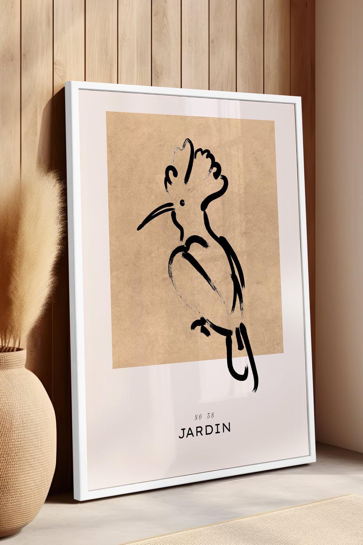 Bohemian Serisi Beyaz Çerçeveli Poster, Tablo No:80