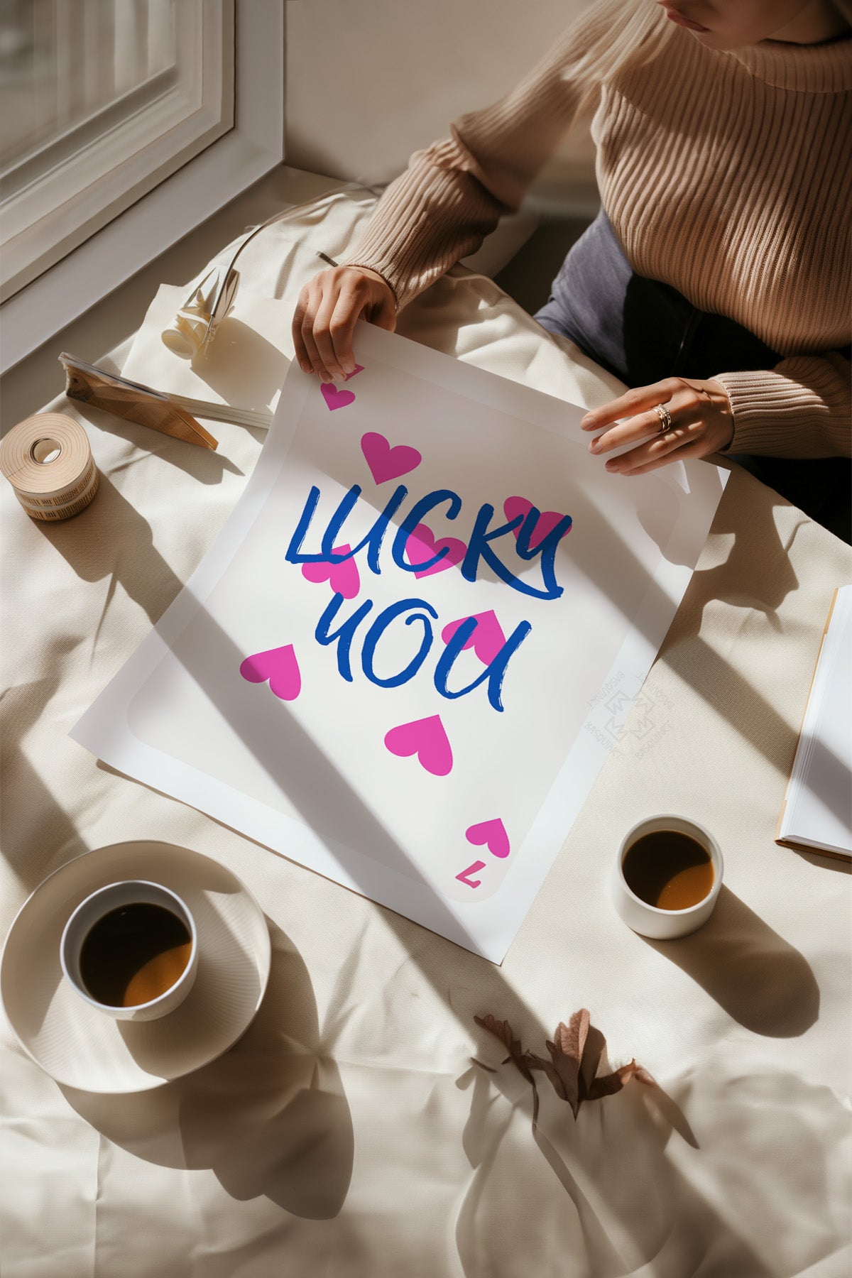 Lucky You Serisi Poster, Duvar Dekoru No:124