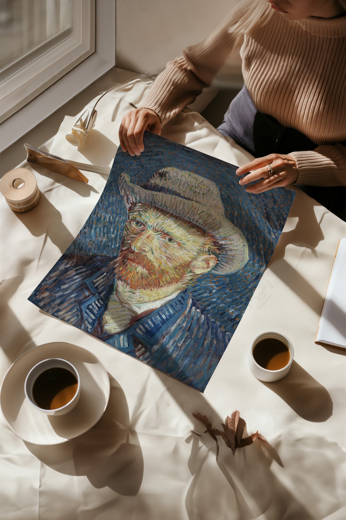 Van Gogh Sanatsal 4'lü Poster Seti, Duvar Dekoru No:51