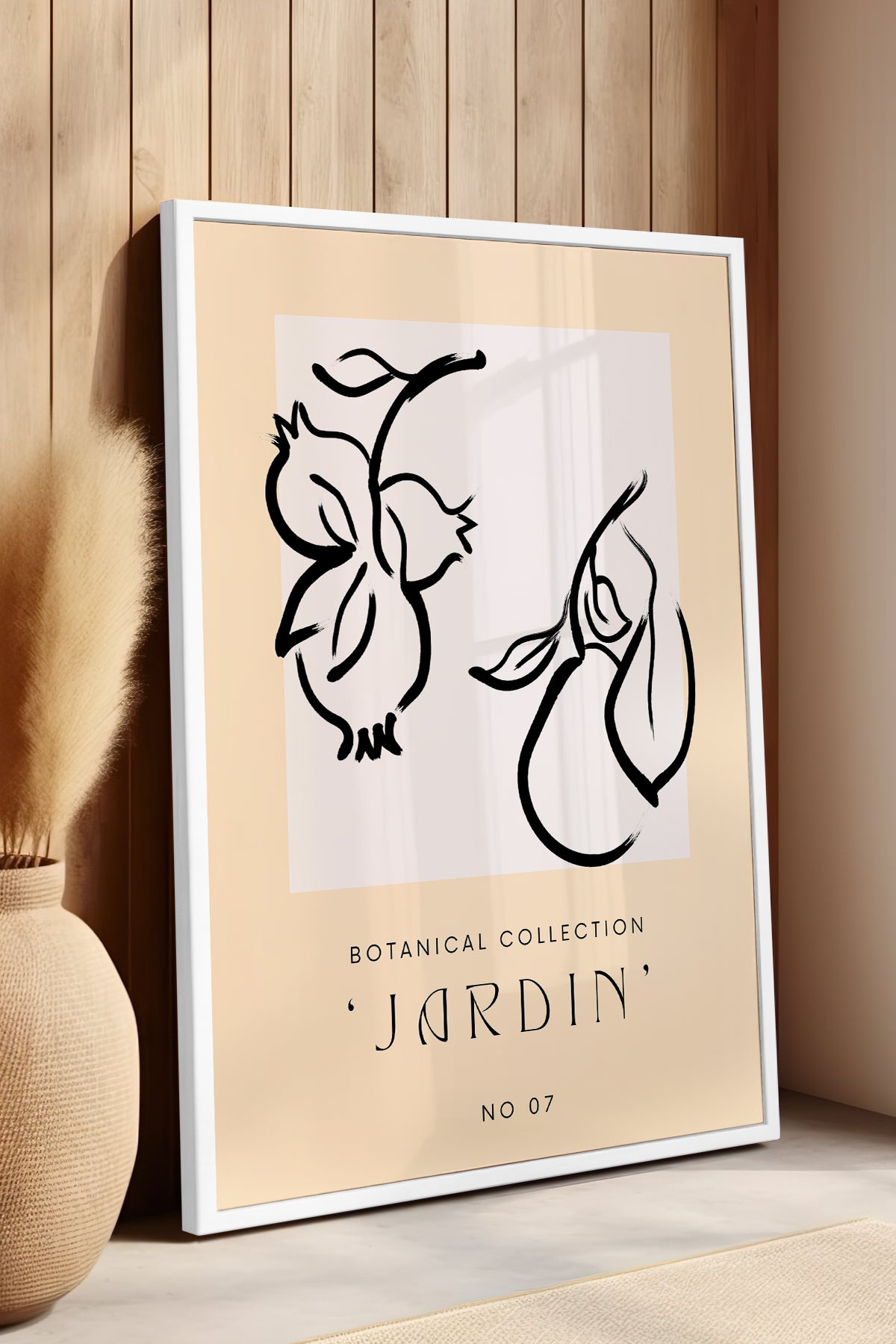 Bohemian Serisi Beyaz Çerçeveli Poster, Tablo No:119