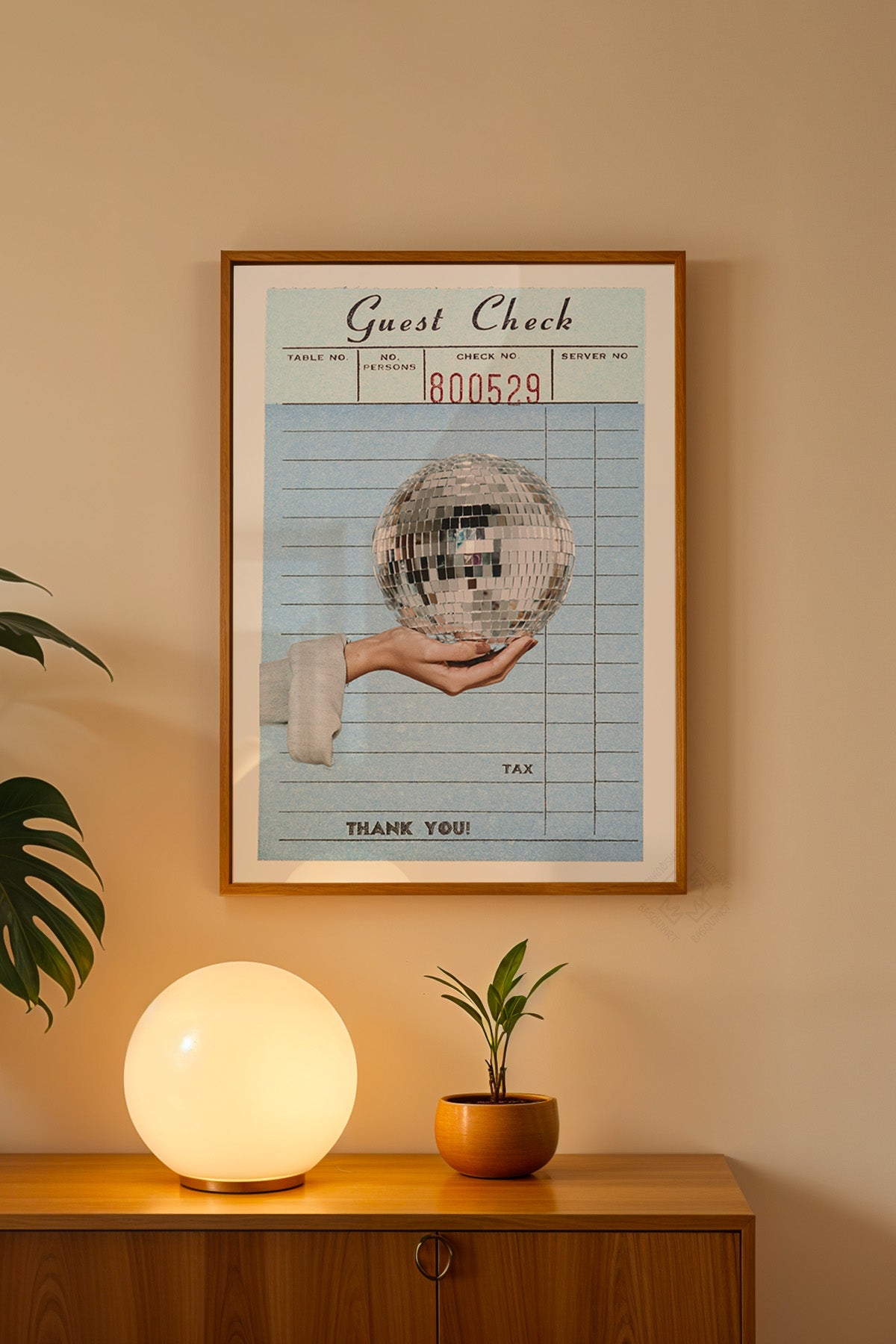 Lucky You Serisi Ahşap Çerçeveli Poster, Tablo Duvar Dekoru No:31