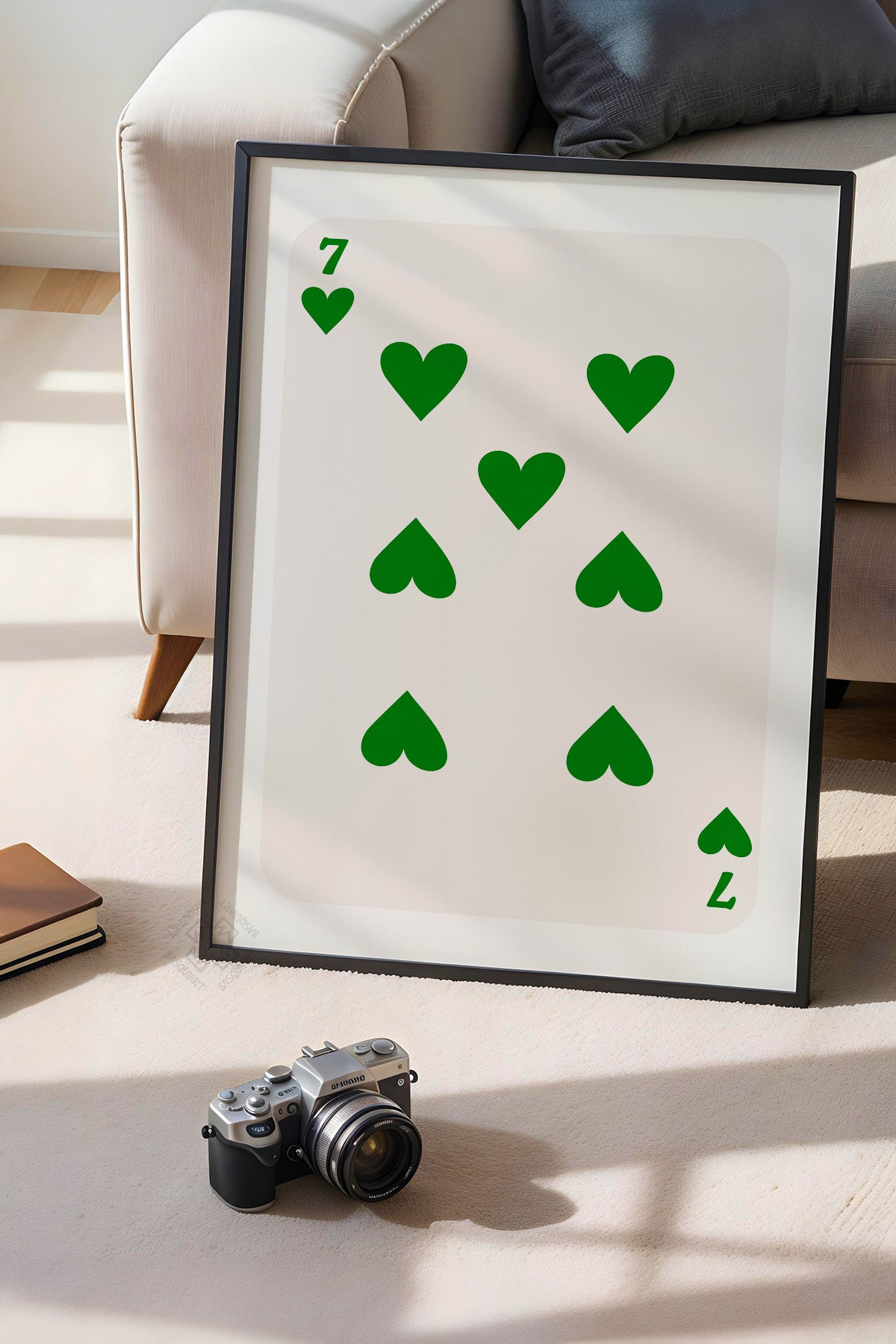 Lucky You Serisi Siyah Çerçeveli Poster, Tablo Duvar Dekoru No:144