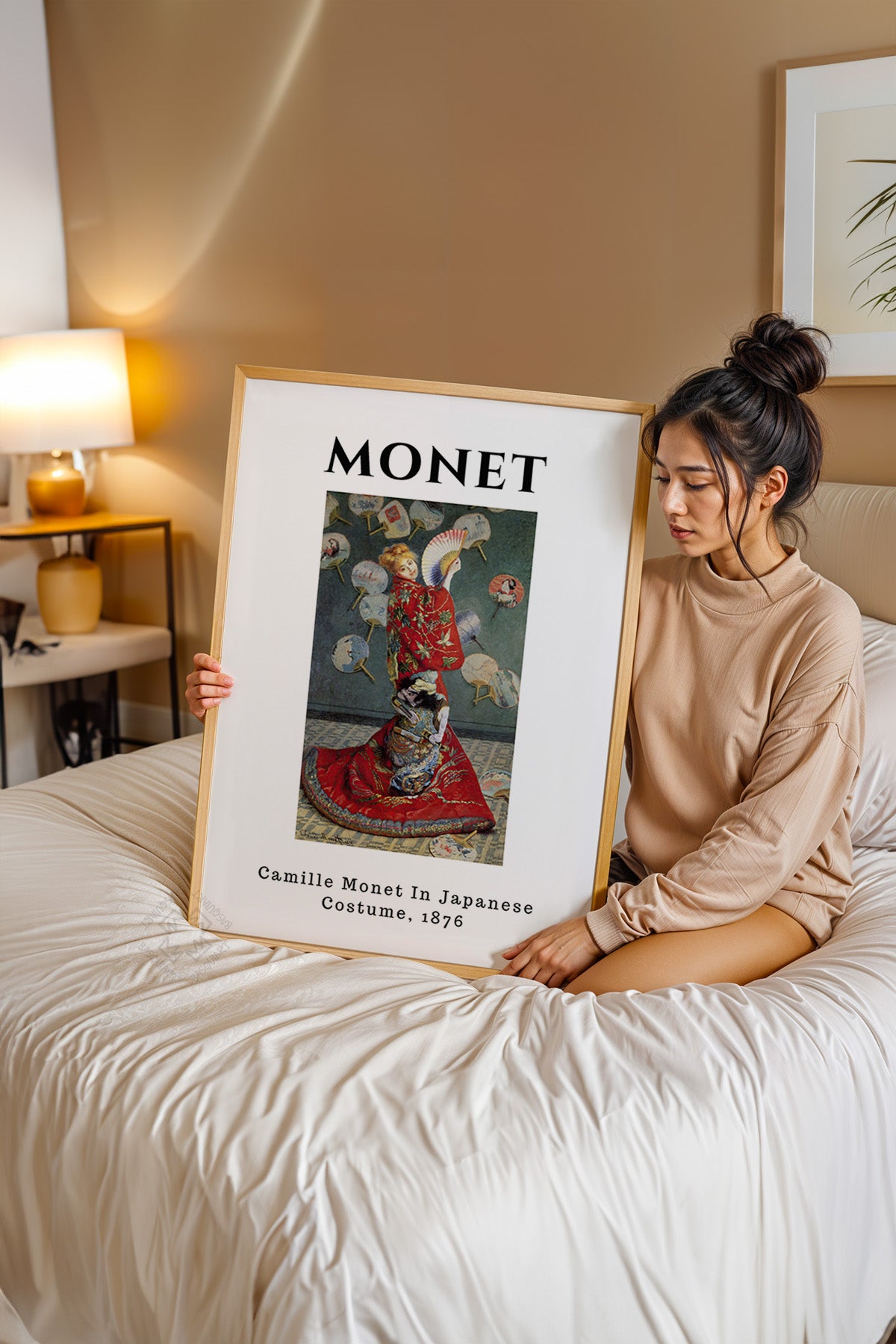 Claude Monet Serisi Ahşap Çerçeveli Poster, Tablo Duvar Dekoru No:8