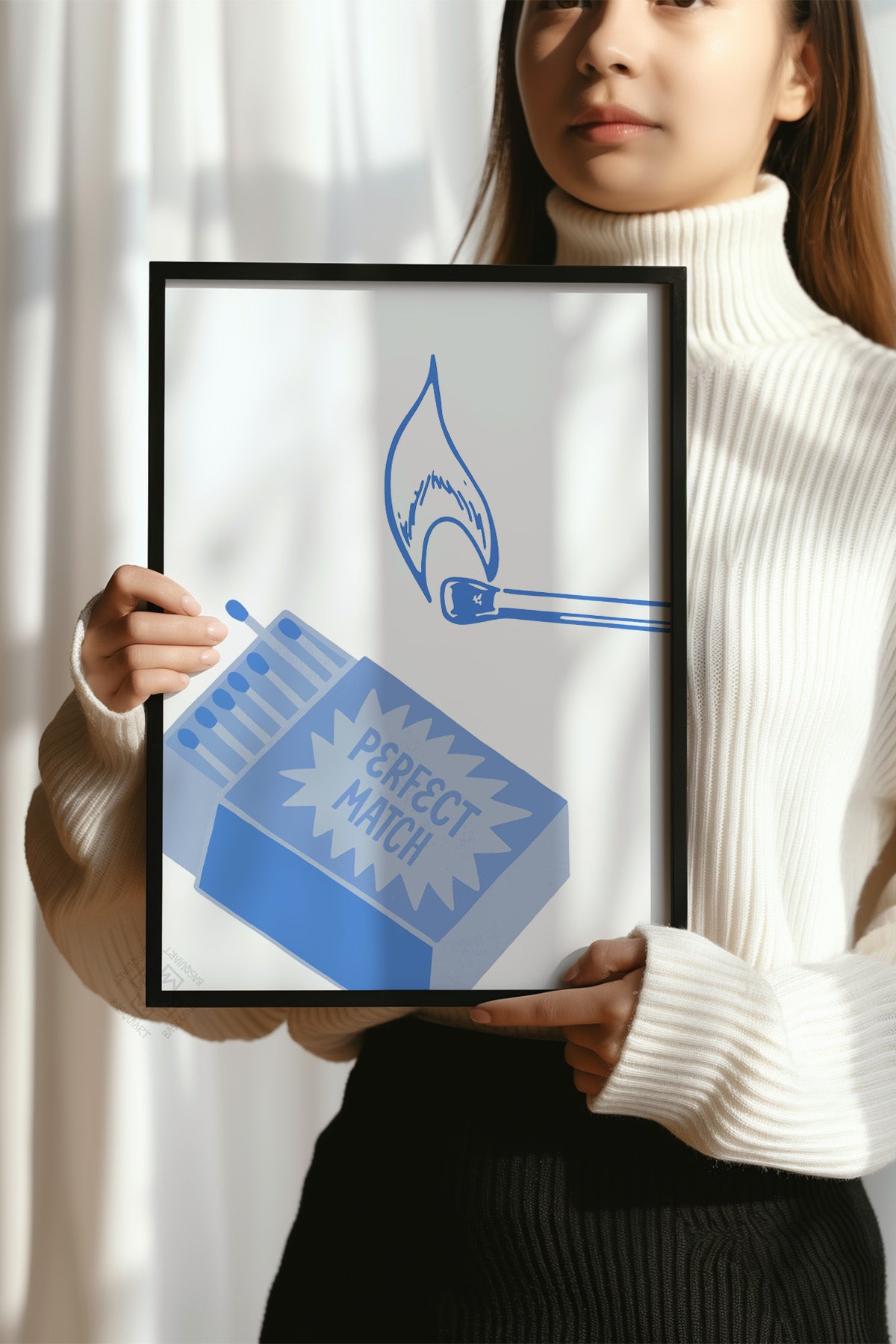 Lucky You Serisi Siyah Çerçeveli Poster, Tablo Duvar Dekoru No:25