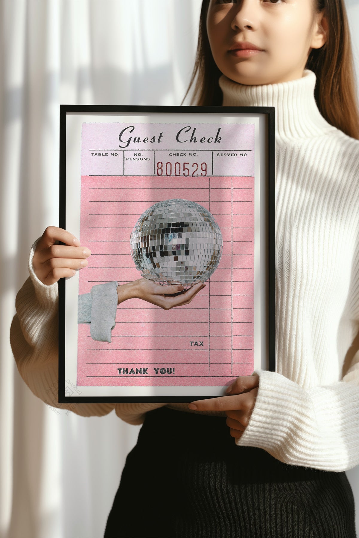 Lucky You Serisi Siyah Çerçeveli Poster, Tablo Duvar Dekoru No:91