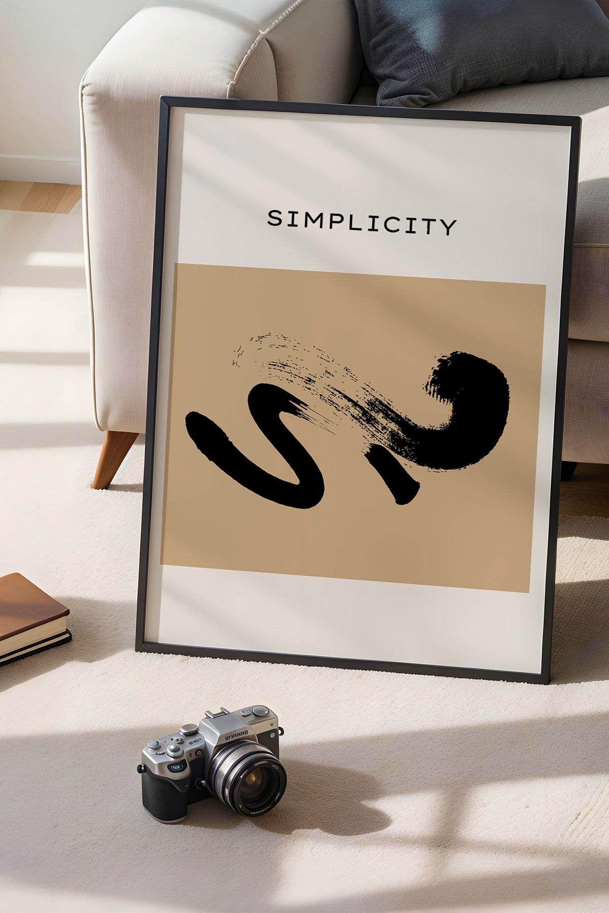 Bohemian Serisi Siyah Çerçeveli Poster, Tablo No:138