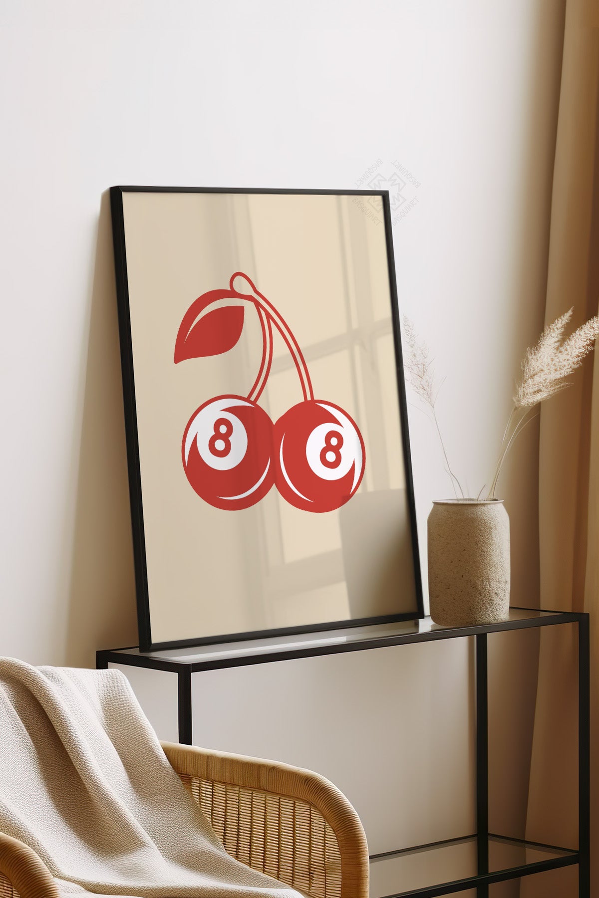 Lucky You Serisi Siyah Çerçeveli Poster, Tablo Duvar Dekoru No:69