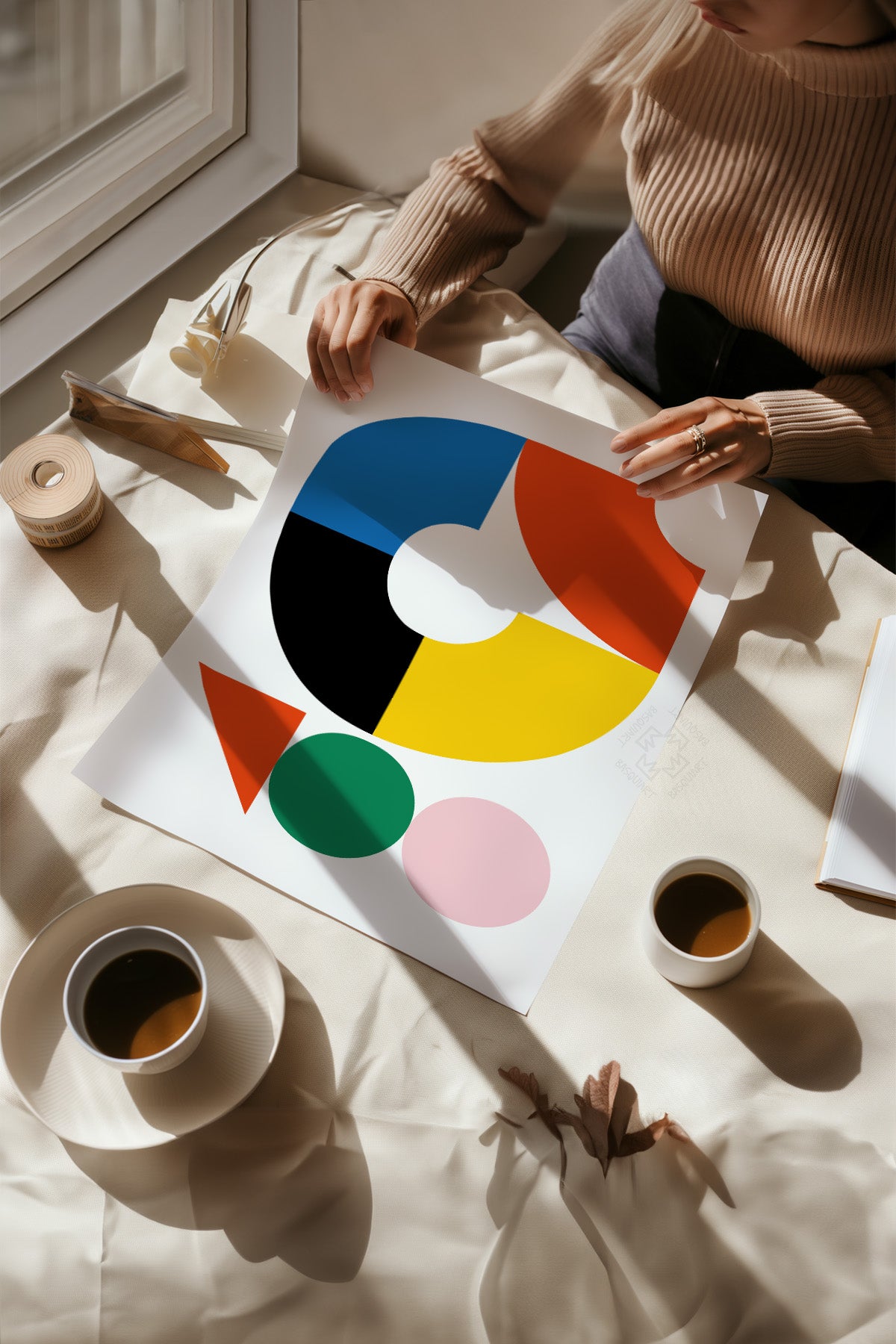 Bauhaus 9'lu Poster Seti, Duvar Dekoru No:5