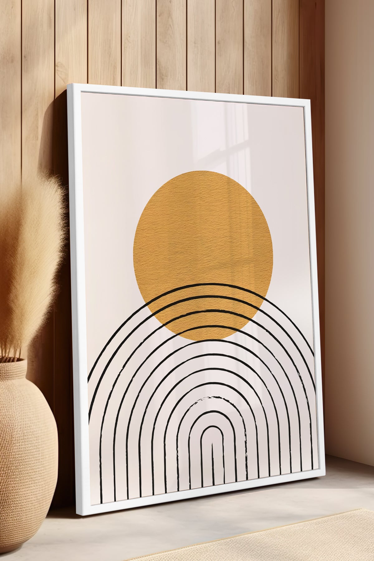 Bohemian Serisi Beyaz Çerçeveli Poster, Tablo No:22