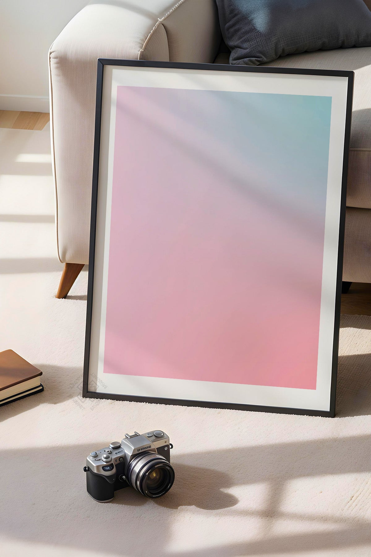 Aura Serisi Siyah Çerçeveli Poster, Tablo No:20