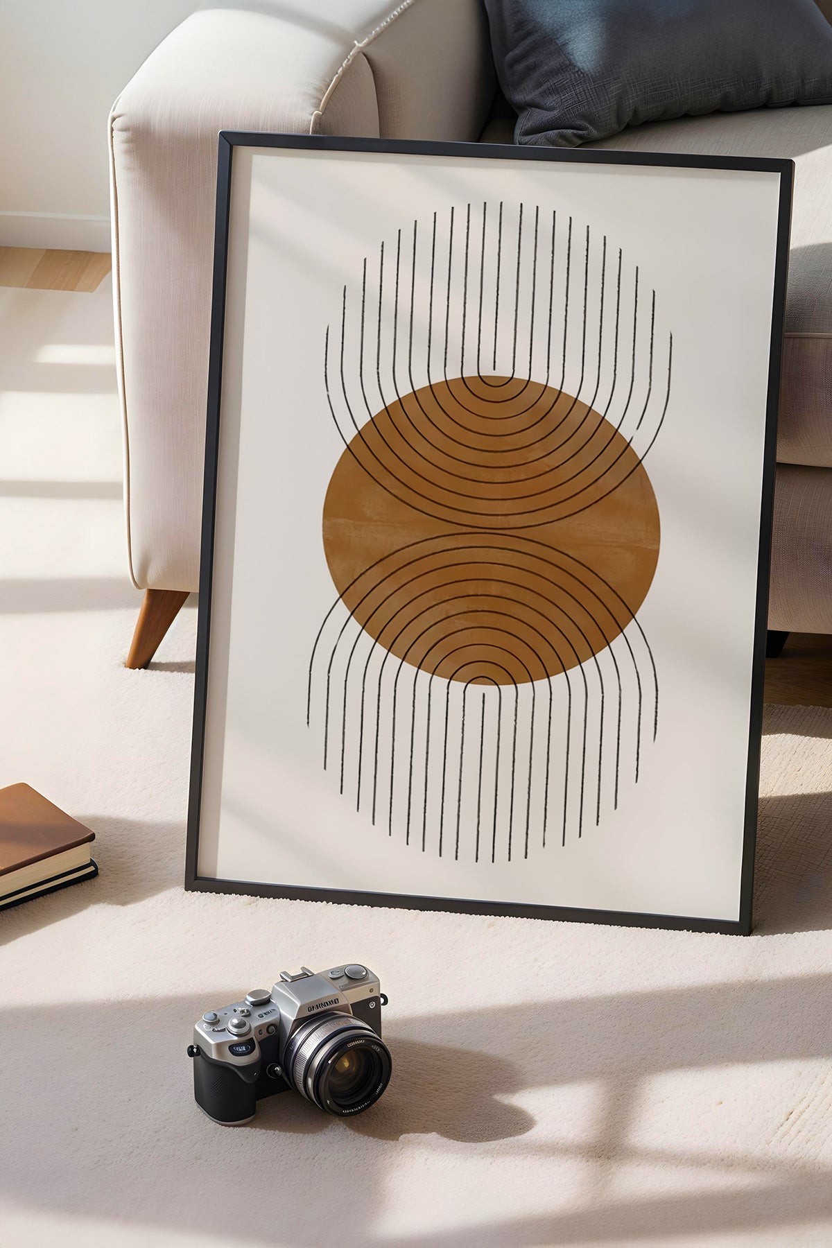 Bohemian Serisi Siyah Çerçeveli Poster, Tablo No:36