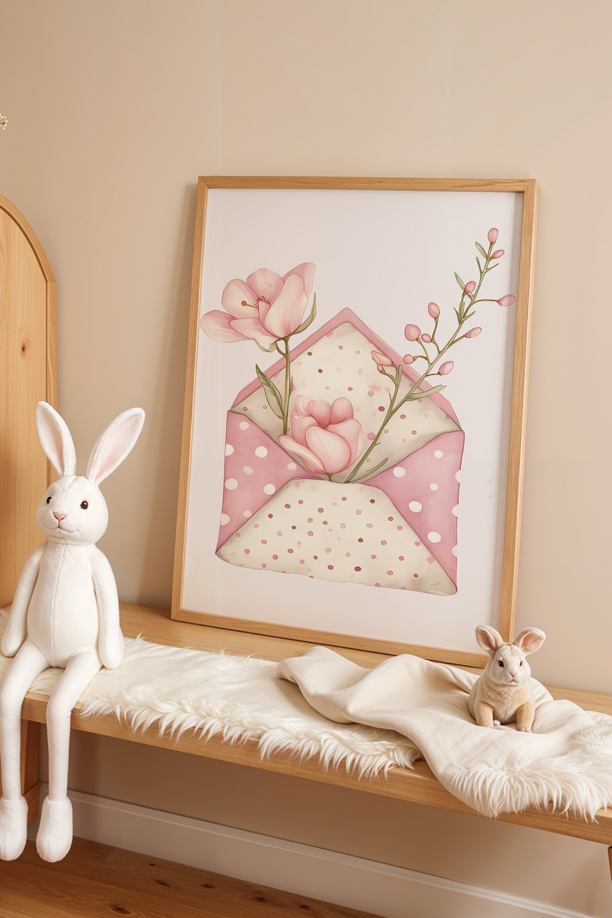 Çocuk Odası, Bebek Odası Ahşap Çerçeveli Poster, Tablo No:43