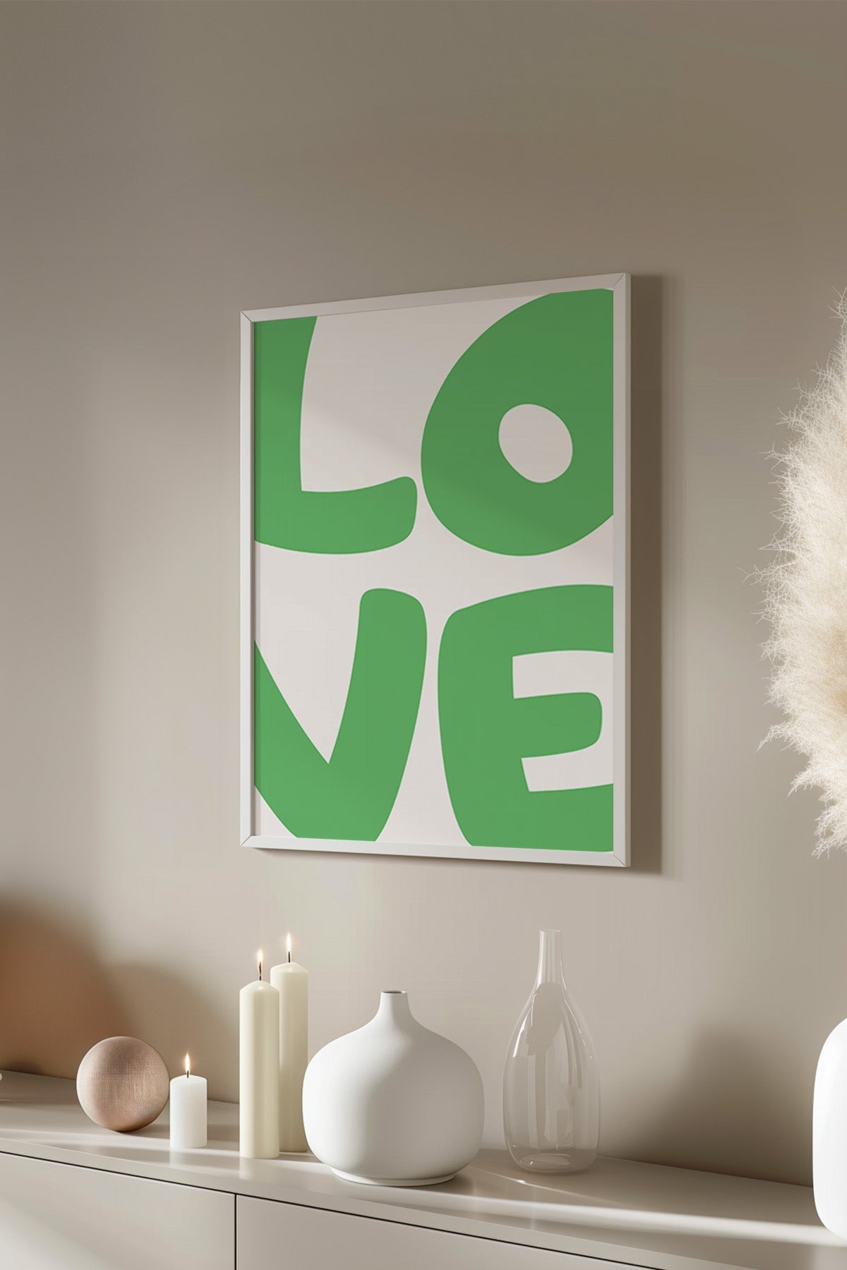 Lucky You Serisi Beyaz Çerçeveli Poster, Tablo Duvar Dekoru No:130