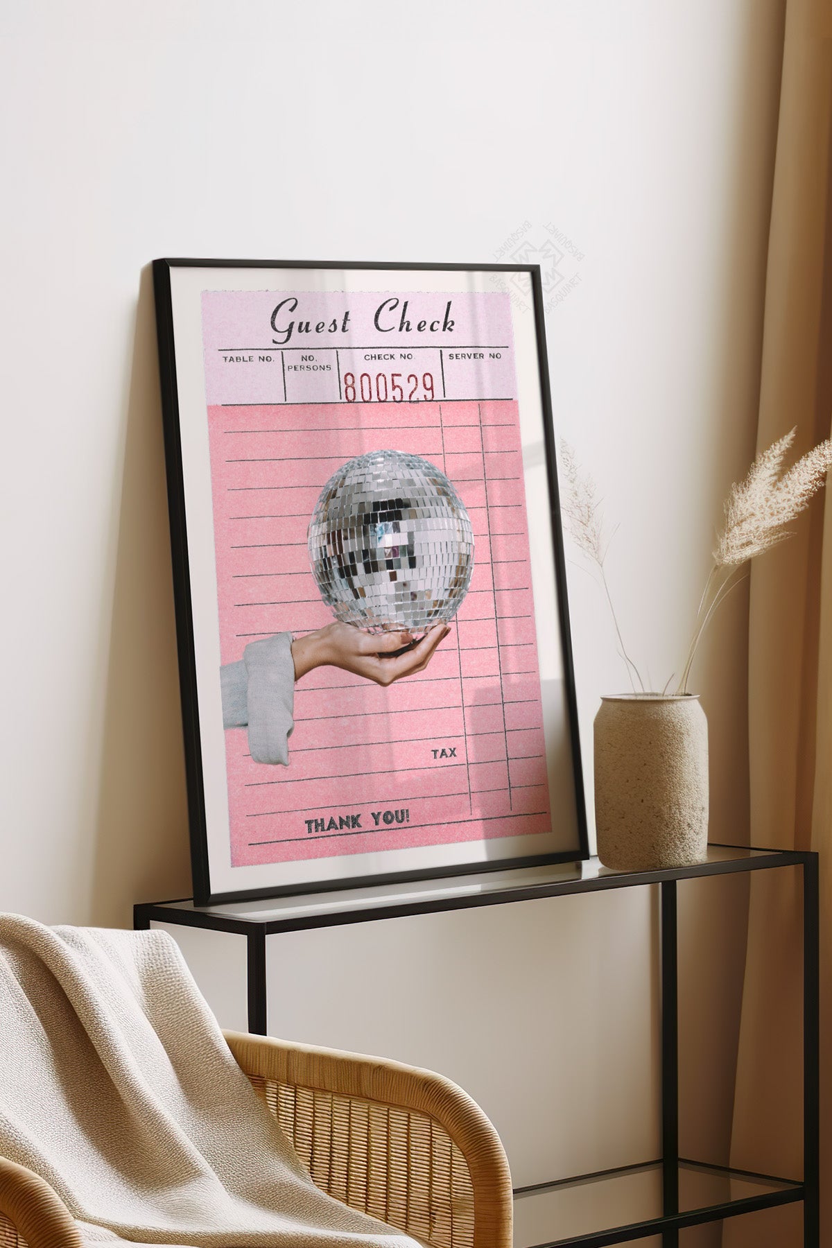Lucky You Serisi Siyah Çerçeveli Poster, Tablo Duvar Dekoru No:91