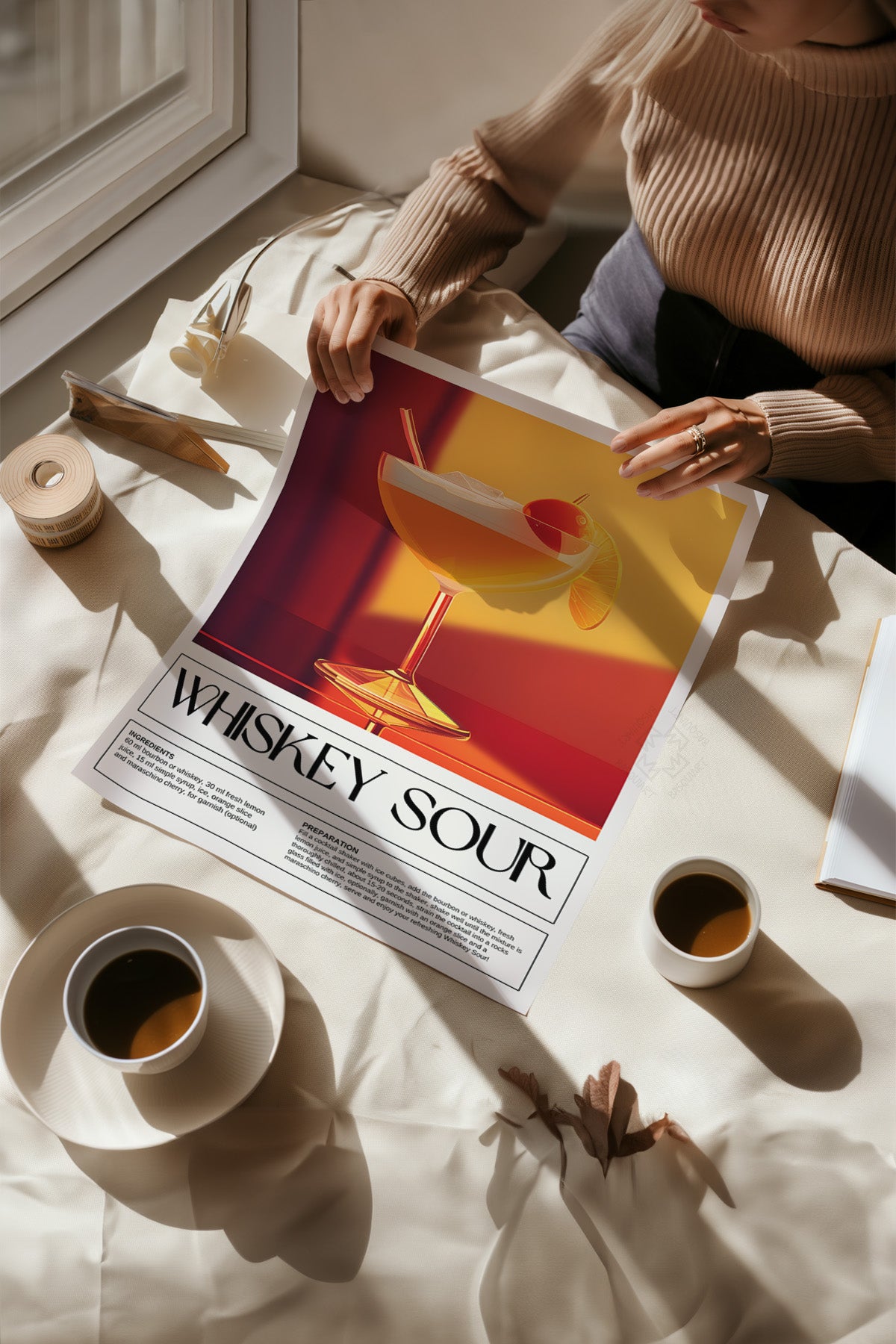 Kokteyl Serisi Poster, Cafe, Restoran, Mutfak Duvar Dekoru No:10