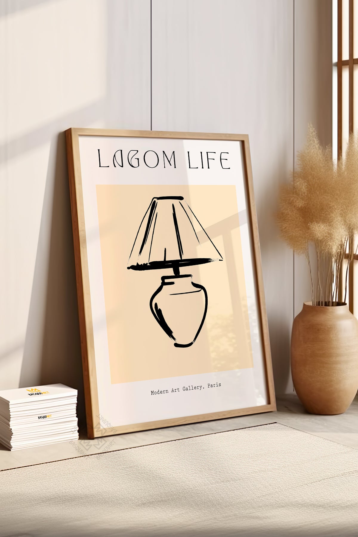 Bohemian Serisi Ahşap Çerçeveli Poster, Tablo No:75