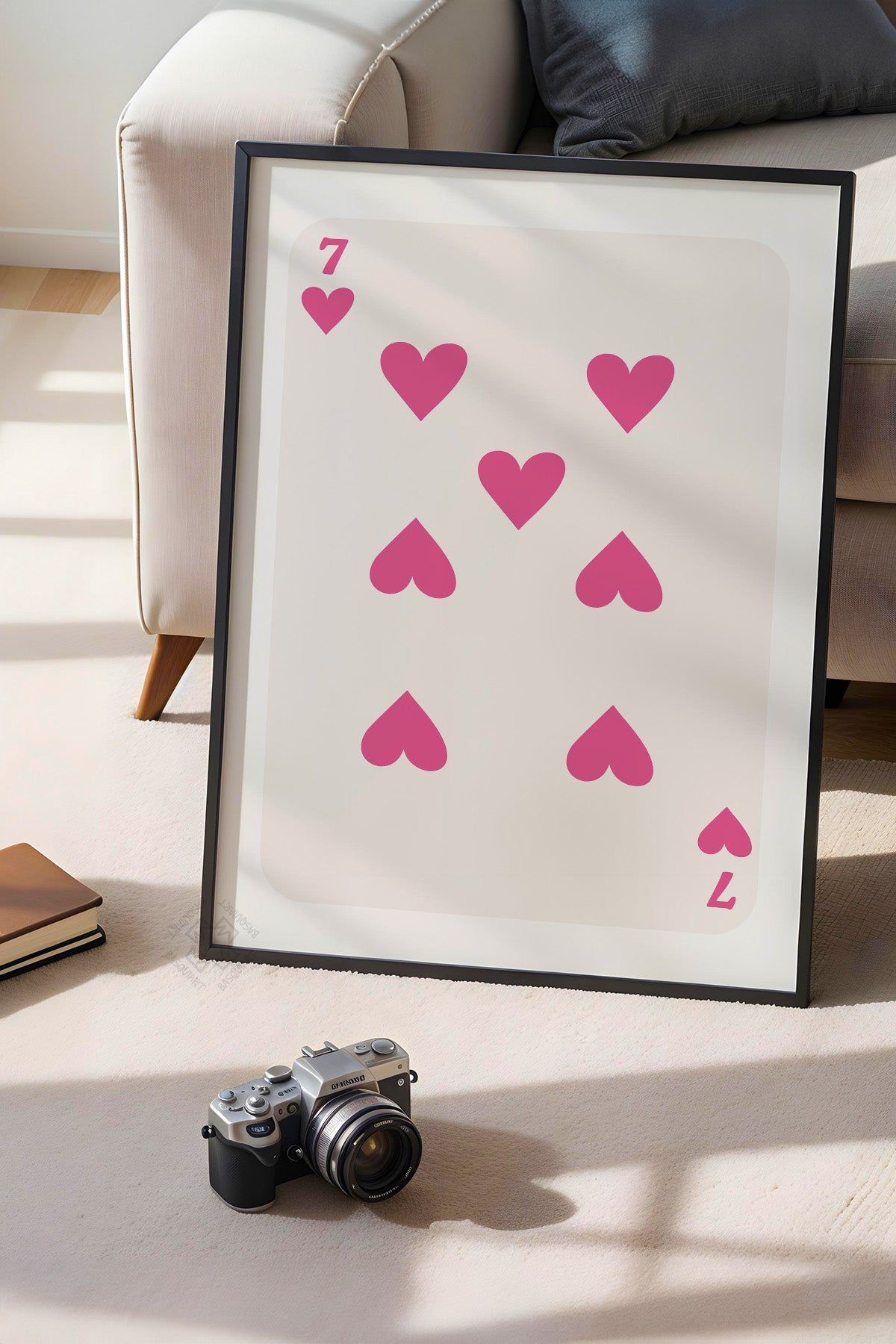 Lucky You Serisi Siyah Çerçeveli Poster, Tablo Duvar Dekoru No:59