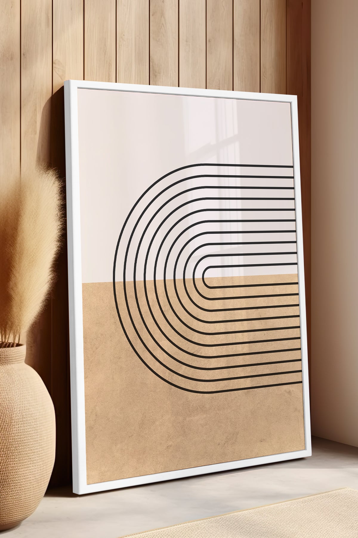 Bohemian Serisi Beyaz Çerçeveli Poster, Tablo No:3