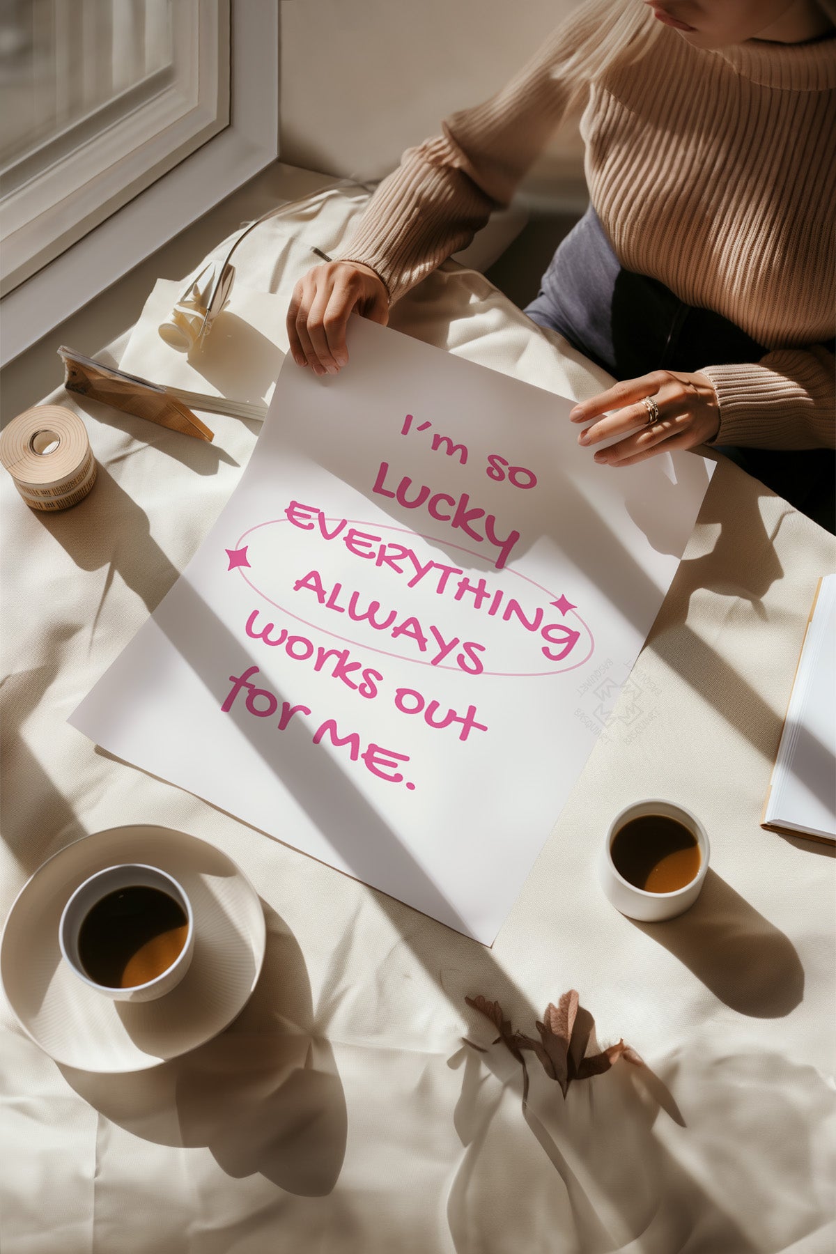 Lucky You Serisi Poster, Duvar Dekoru No:48
