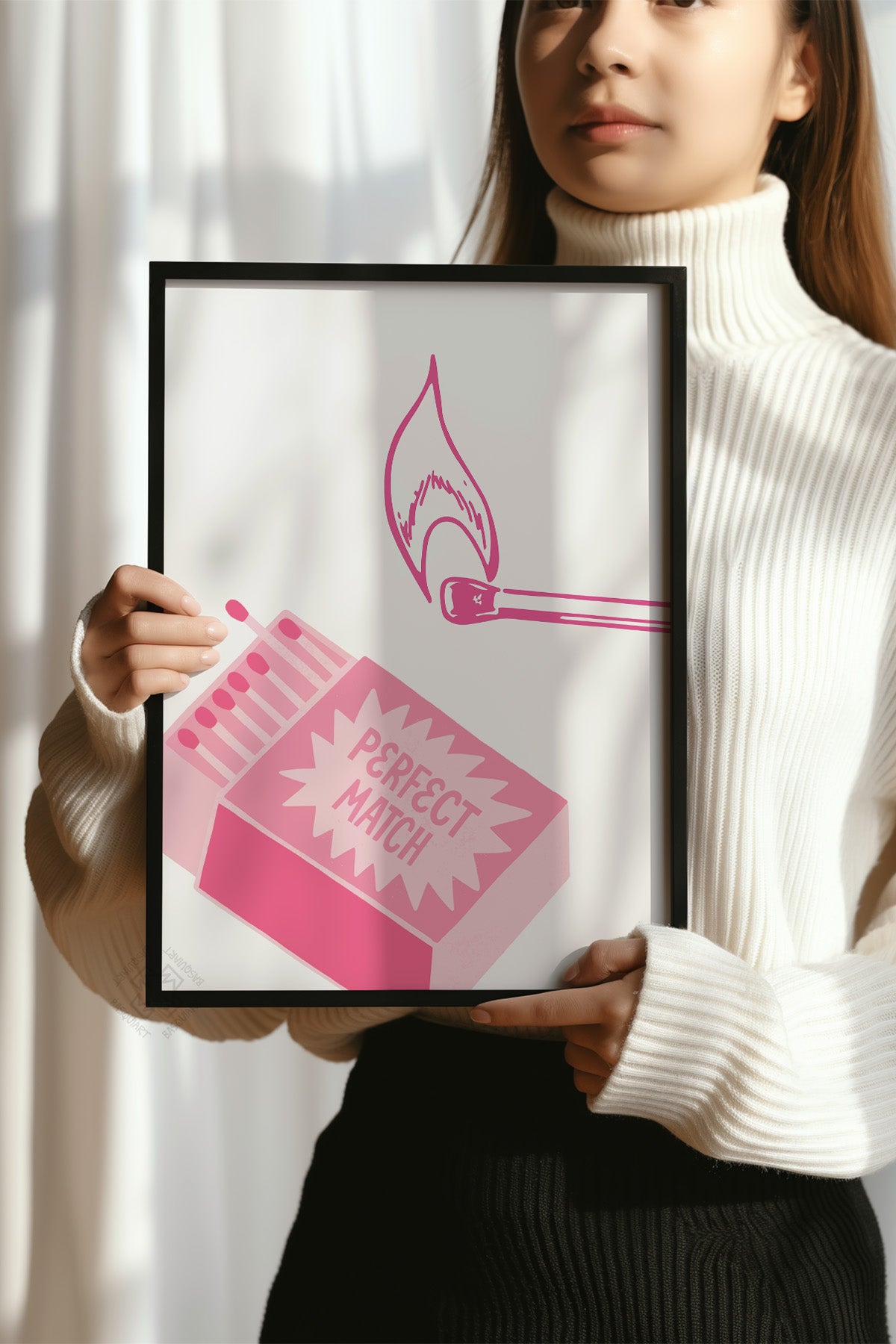 Lucky You Serisi Siyah Çerçeveli Poster, Tablo Duvar Dekoru No:44
