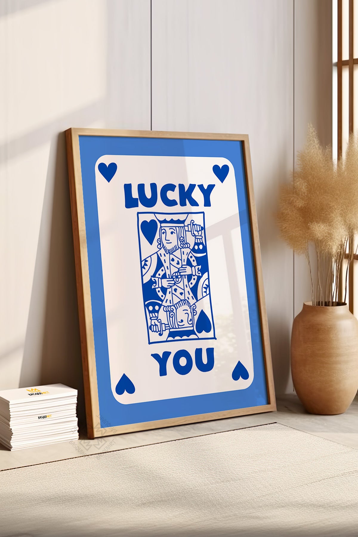 Lucky You Serisi Ahşap Çerçeveli Poster, Tablo Duvar Dekoru No:24
