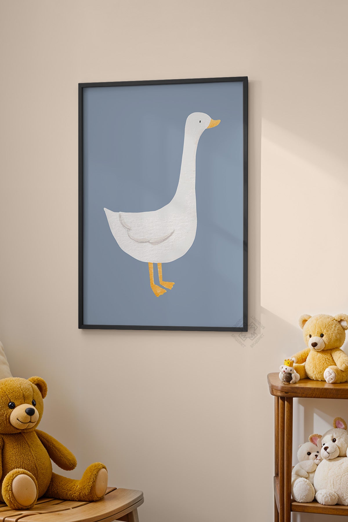 Çocuk Odası, Bebek Odası Siyah Çerçeveli Poster, Tablo No:68