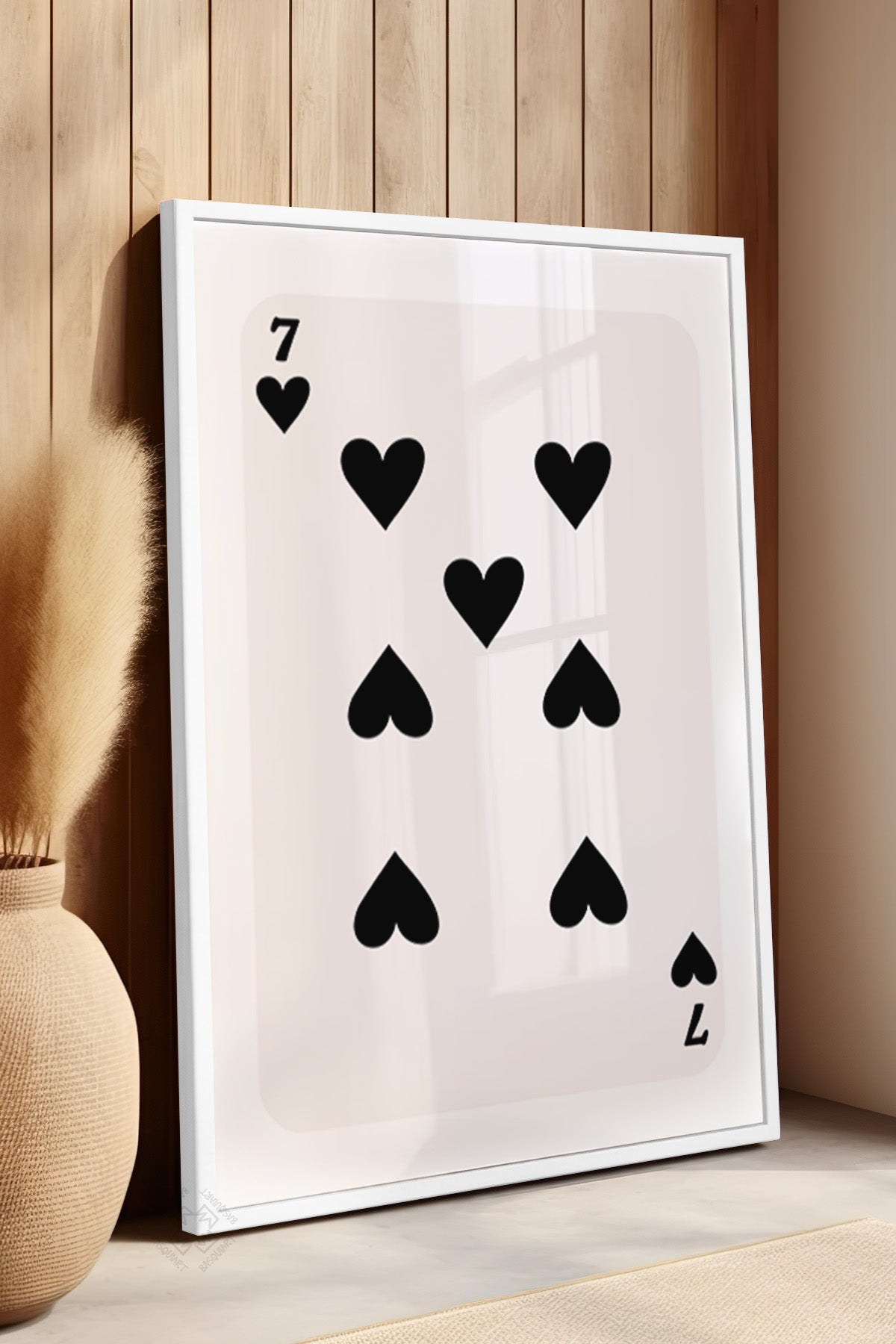 Lucky You Serisi Beyaz Çerçeveli Poster, Tablo Duvar Dekoru No:121