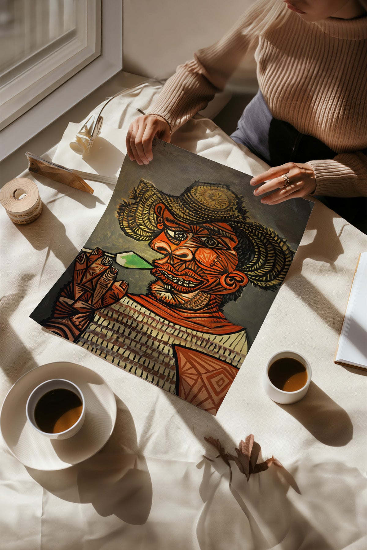 Picasso Sanatsal 4'lü Poster Seti, Duvar Dekoru No:37