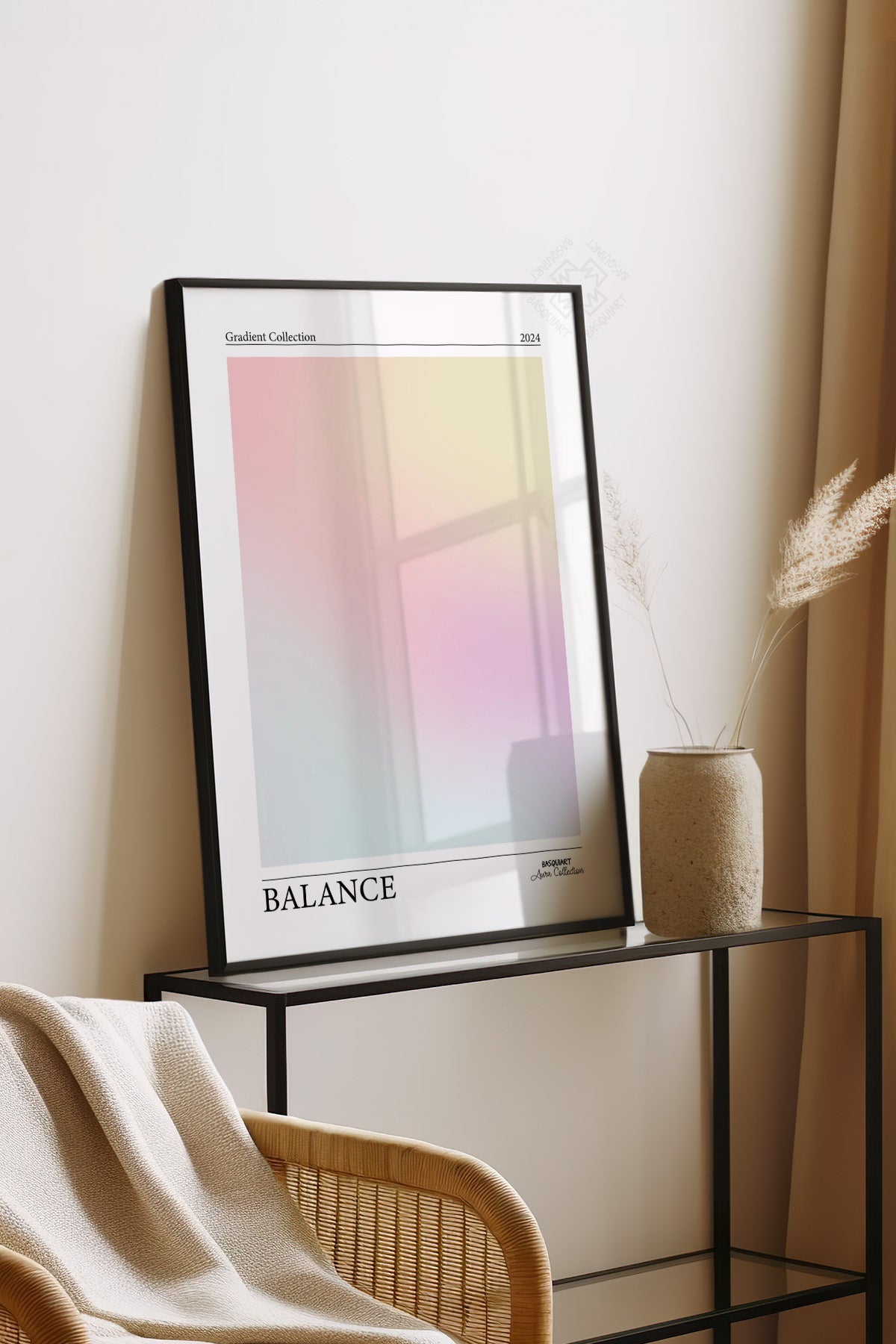 Aura Serisi Siyah Çerçeveli Poster, Tablo No:29