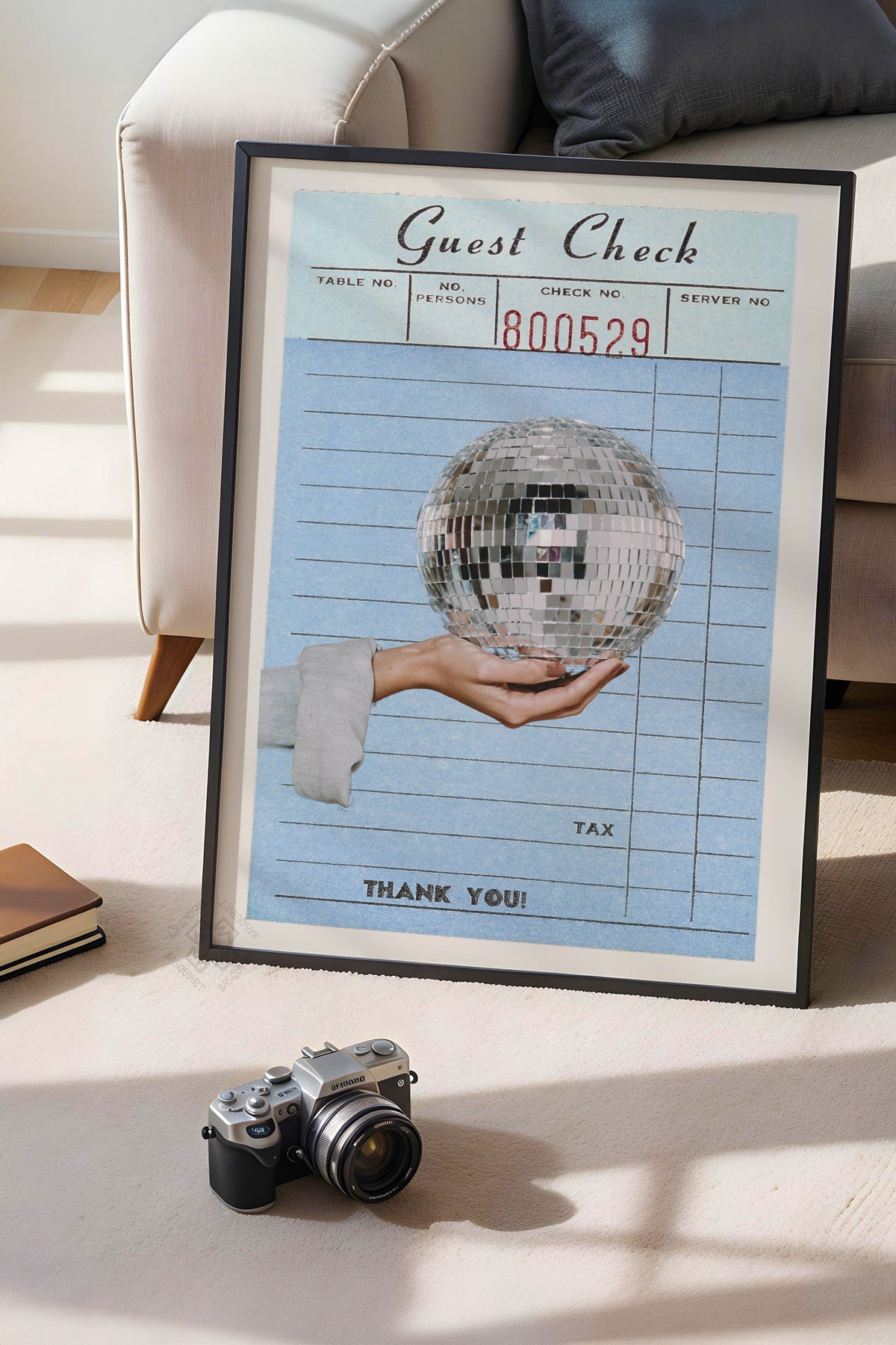 Lucky You Serisi Siyah Çerçeveli Poster, Tablo Duvar Dekoru No:31