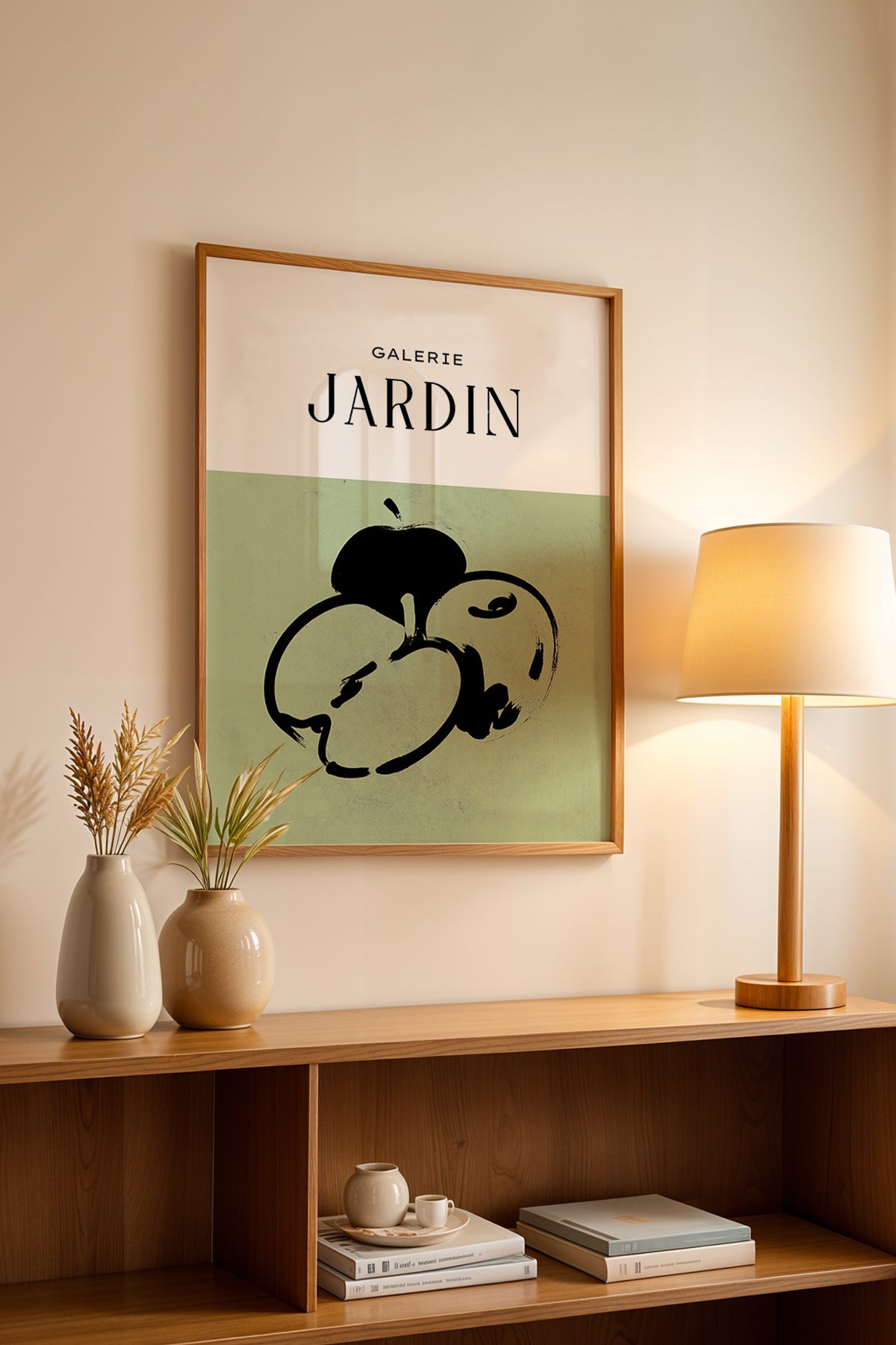 Bohemian Serisi Ahşap Çerçeveli Poster, Tablo No:45