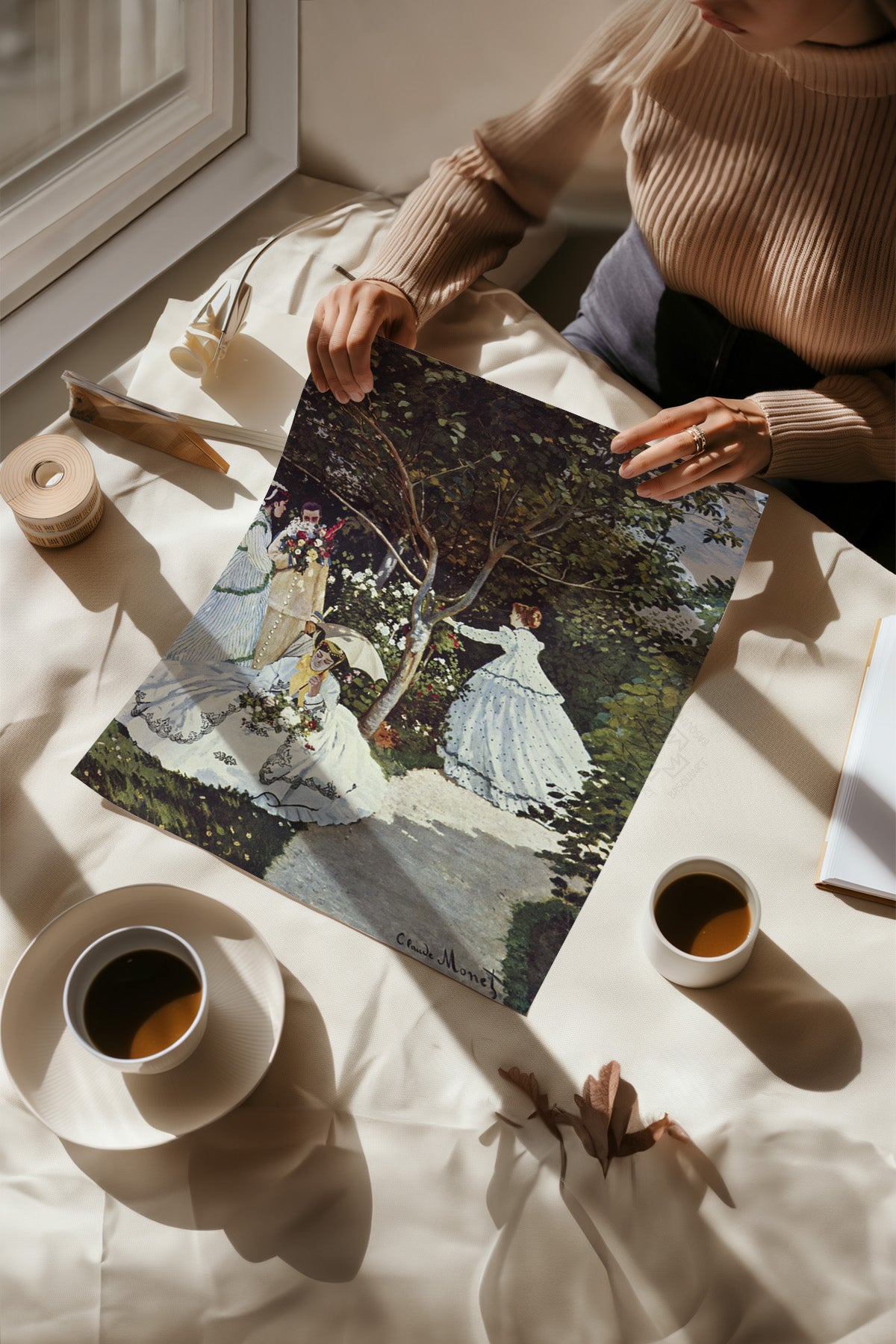 Monet Sanatsal 4'lü Poster Seti, Duvar Dekoru No:52