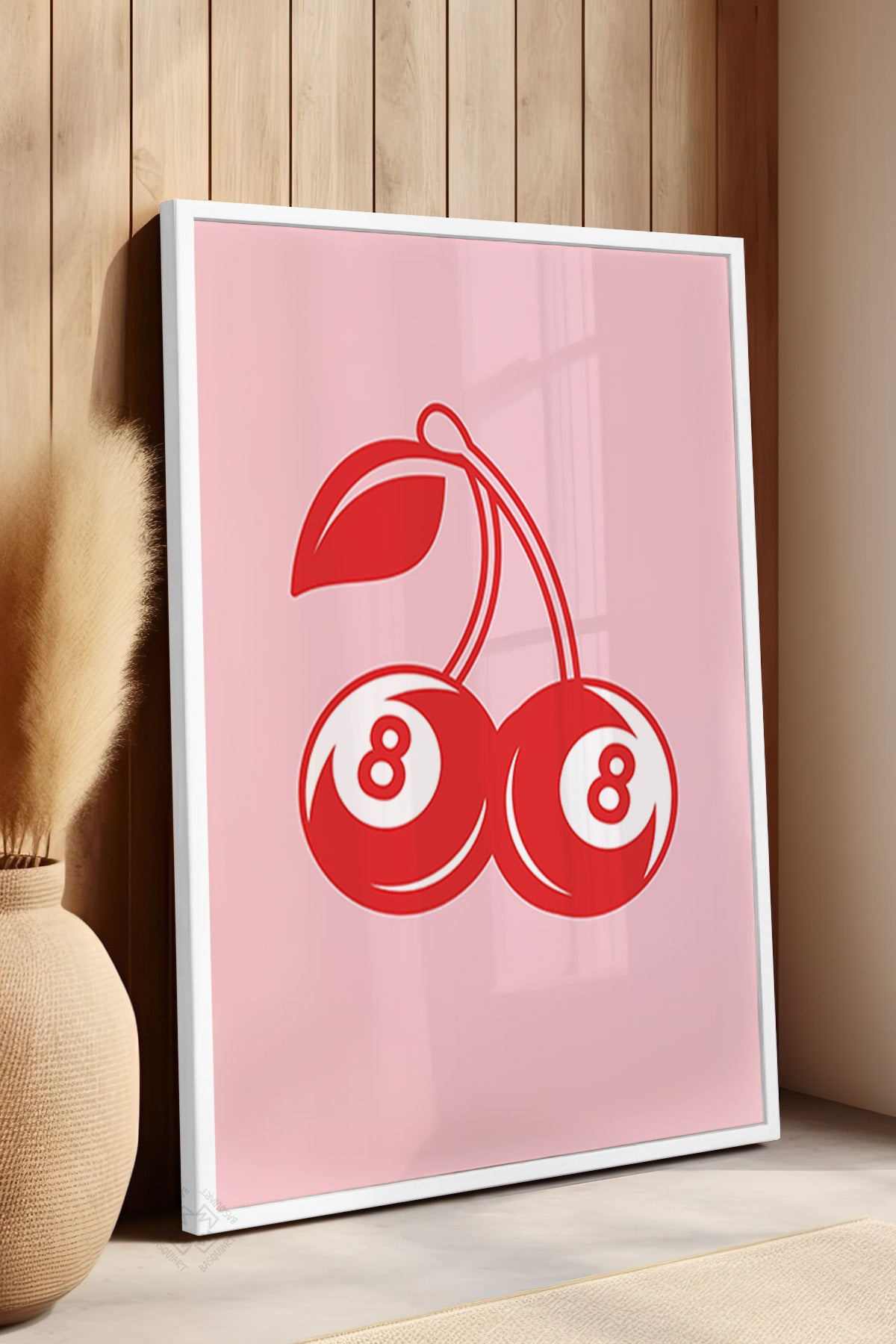 Lucky You Serisi Beyaz Çerçeveli Poster, Tablo Duvar Dekoru No:81