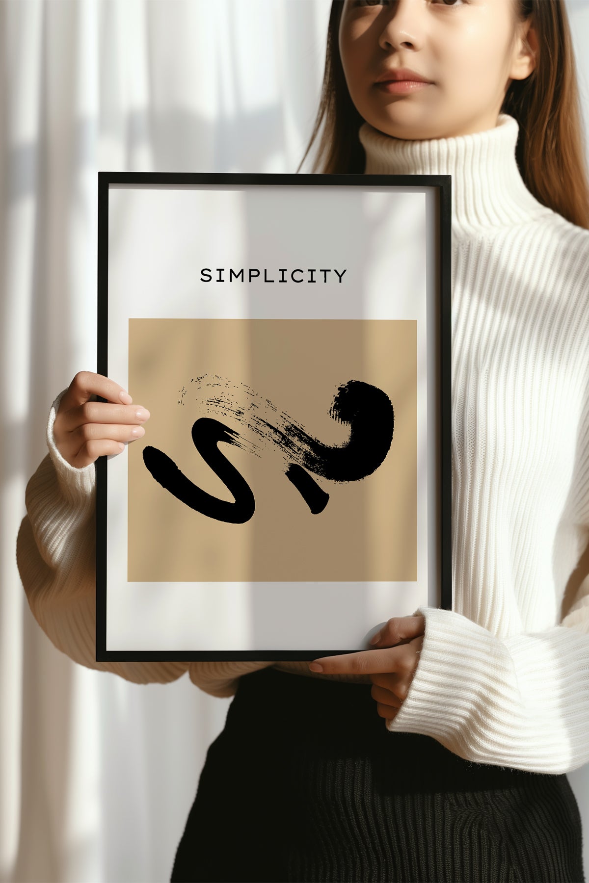 Bohemian Serisi Siyah Çerçeveli Poster, Tablo No:138