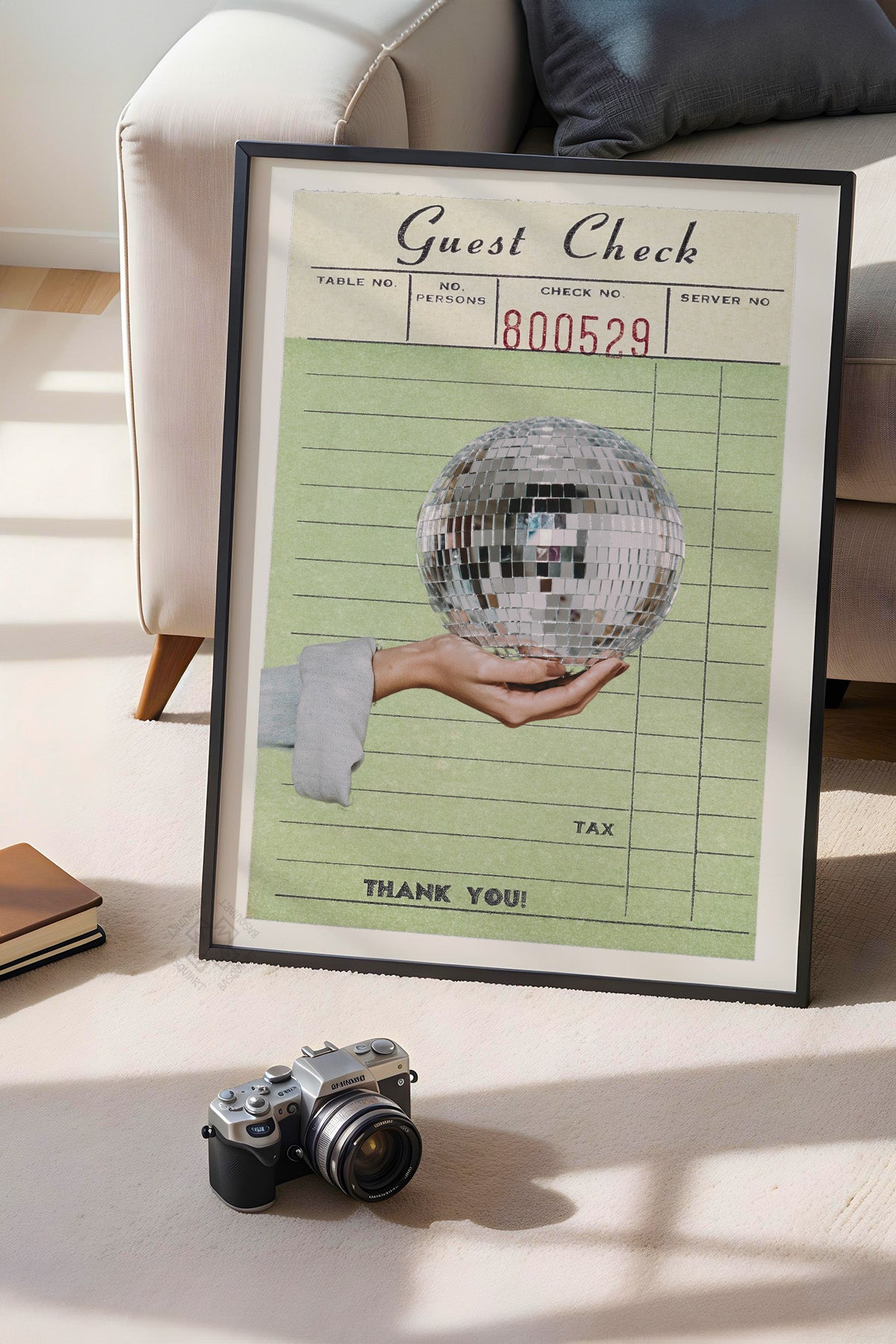 Lucky You Serisi Siyah Çerçeveli Poster, Tablo Duvar Dekoru No:135