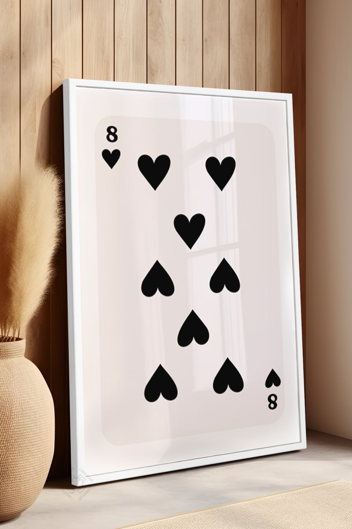 Lucky You Serisi Beyaz Çerçeveli Poster, Tablo Duvar Dekoru No:122