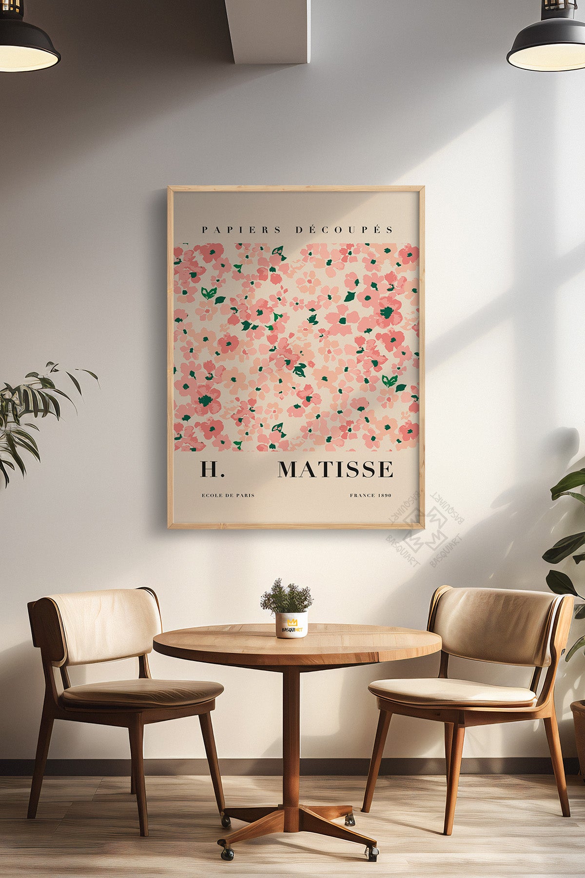 Henri Matisse Serisi Ahşap Çerçeveli Poster, Tablo Duvar Dekoru No:16