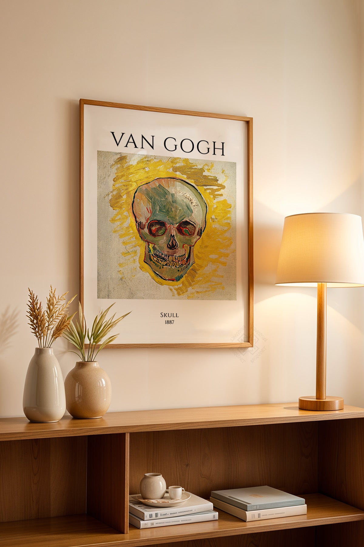 Vincent Van Gogh Serisi Ahşap Çerçeveli Poster, Tablo Duvar Dekoru No:30
