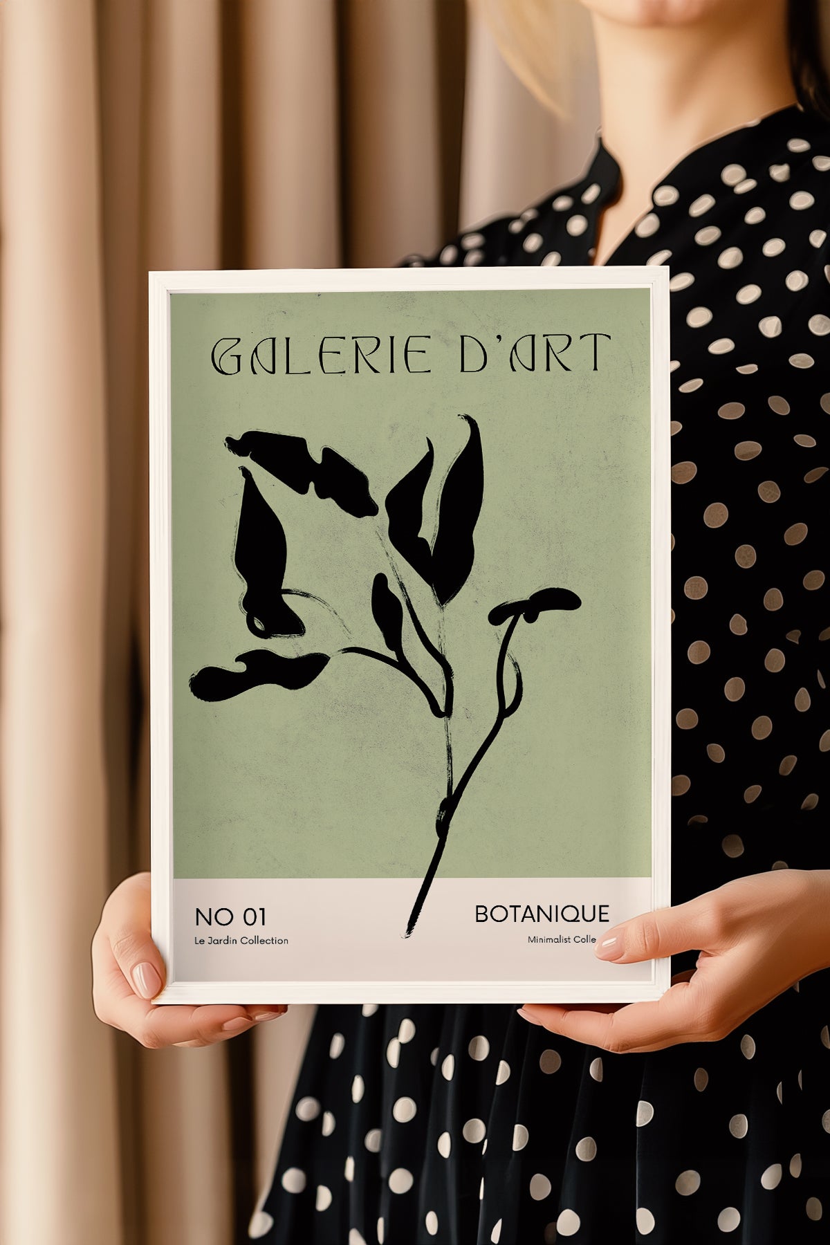 Bohemian Serisi Beyaz Çerçeveli Poster, Tablo No:46
