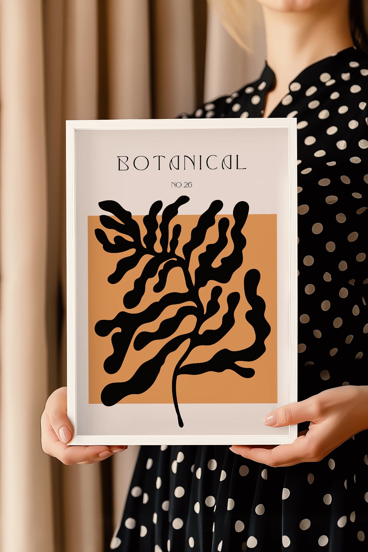 Bohemian Serisi Beyaz Çerçeveli Poster, Tablo No:126