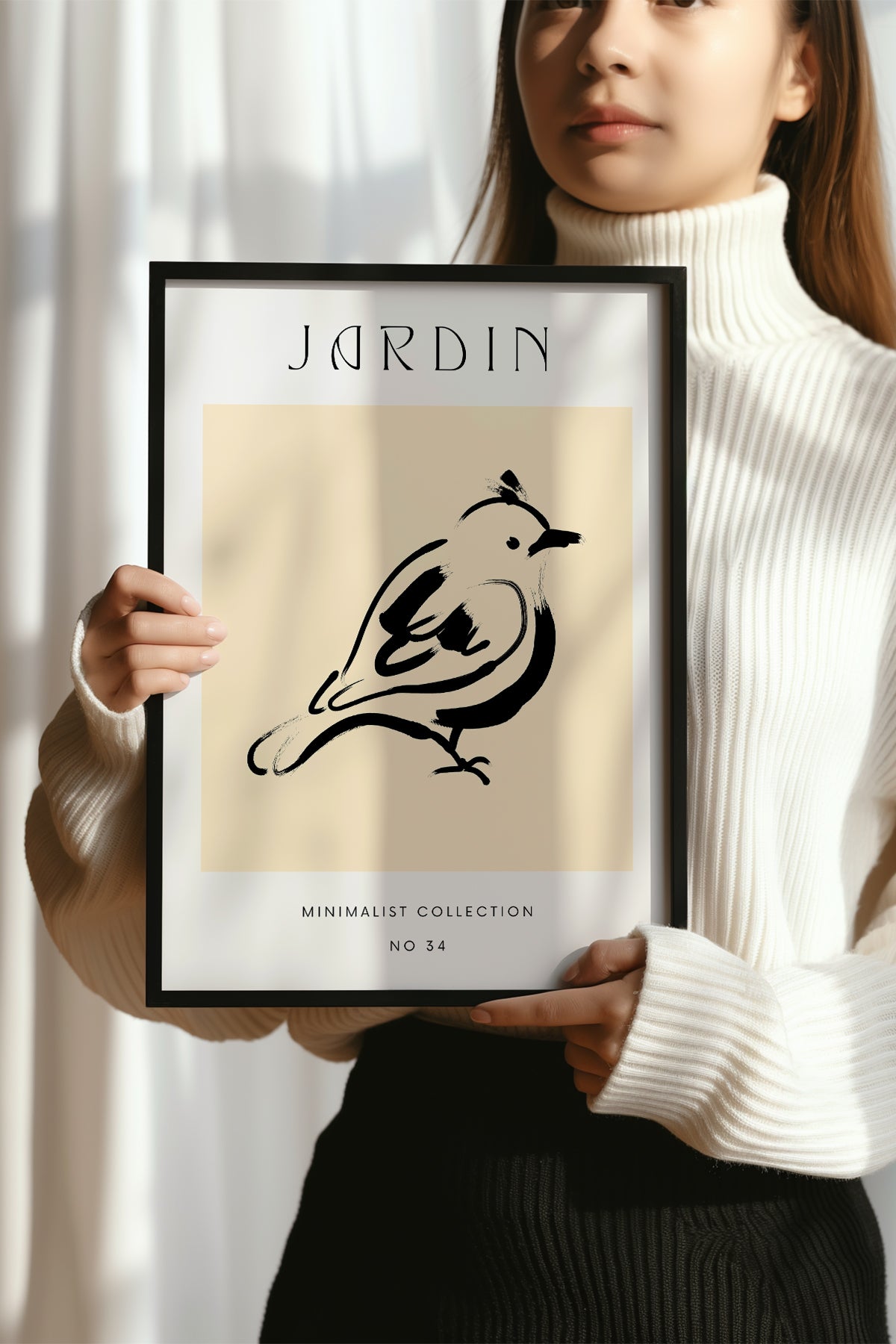 Bohemian Serisi Siyah Çerçeveli Poster, Tablo No:79