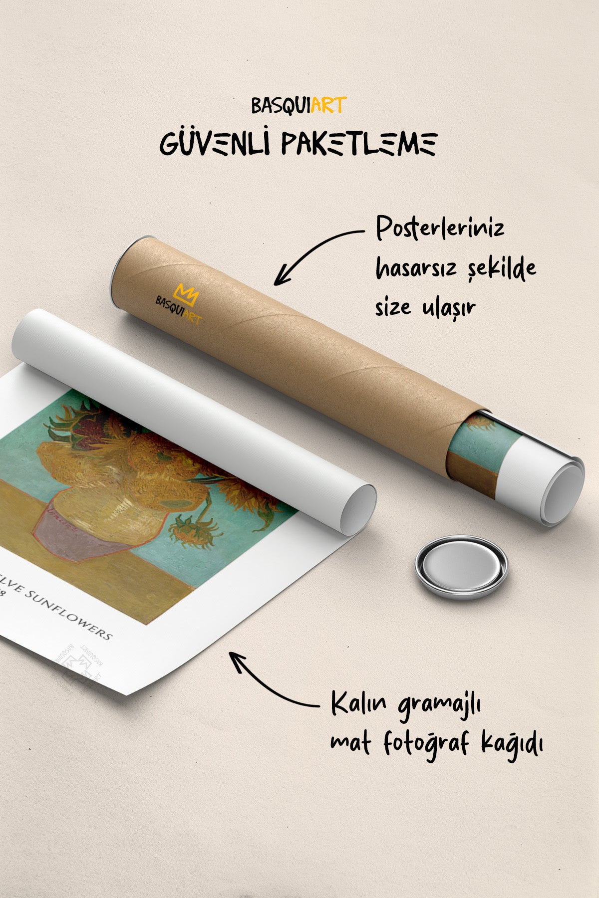 Vincent Van Gogh Serisi Poster, Duvar Dekoru No:17