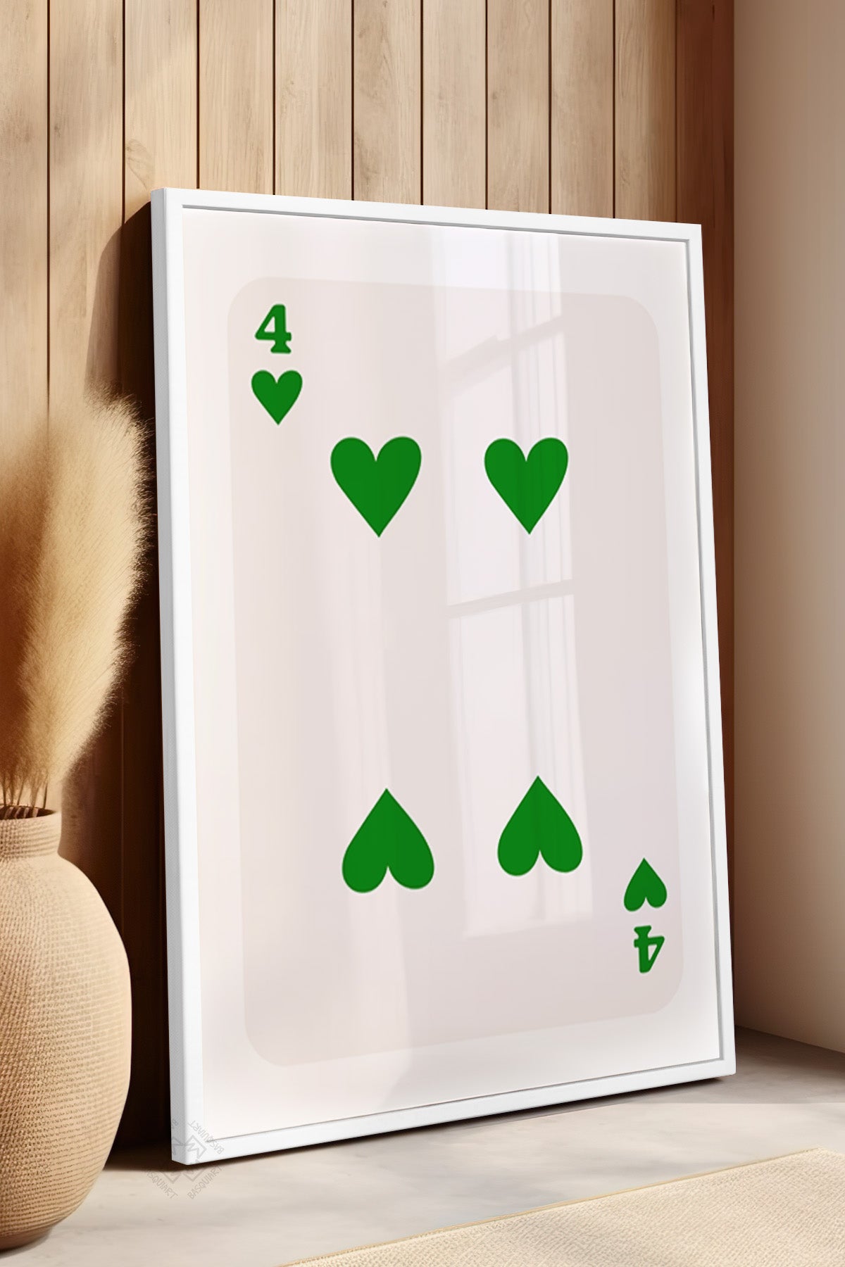 Lucky You Serisi Beyaz Çerçeveli Poster, Tablo Duvar Dekoru No:141