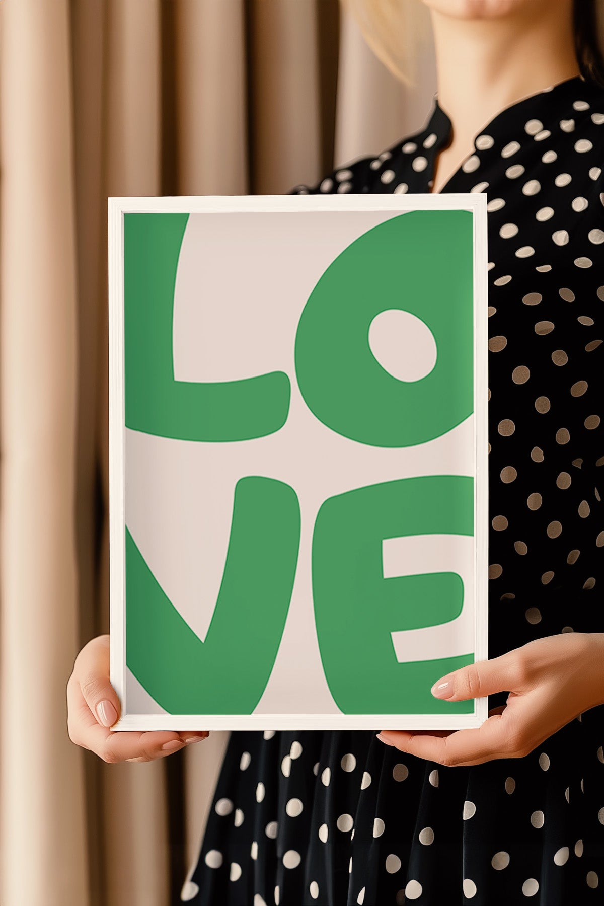 Lucky You Serisi Beyaz Çerçeveli Poster, Tablo Duvar Dekoru No:130