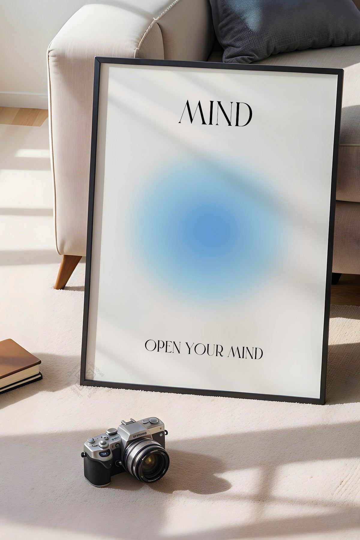 Aura Serisi Siyah Çerçeveli Poster, Tablo No:158